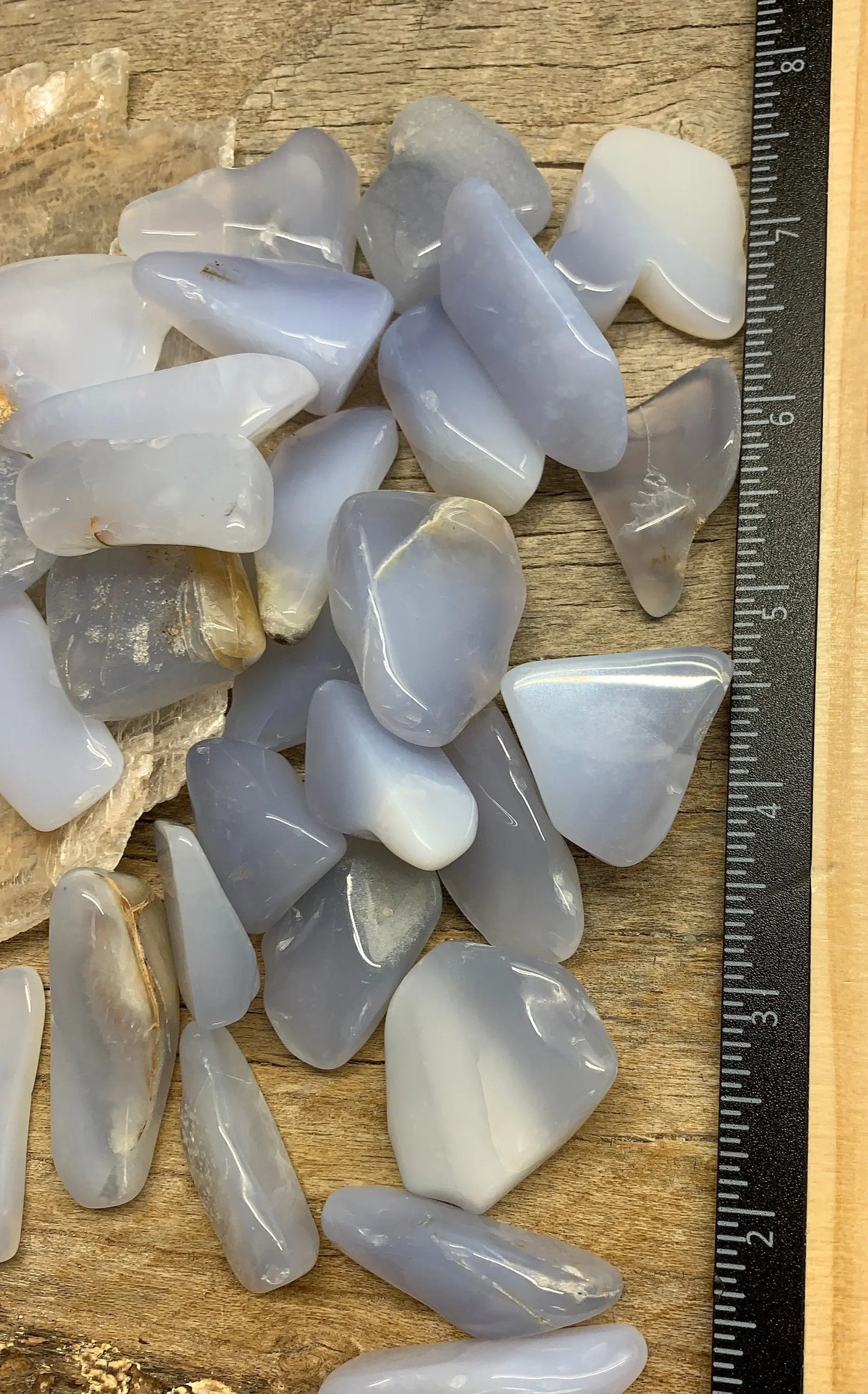 Blue Chalcedony Polished BIN-1362 (1" - 1 1/2”) Shop Wholesale Crystals