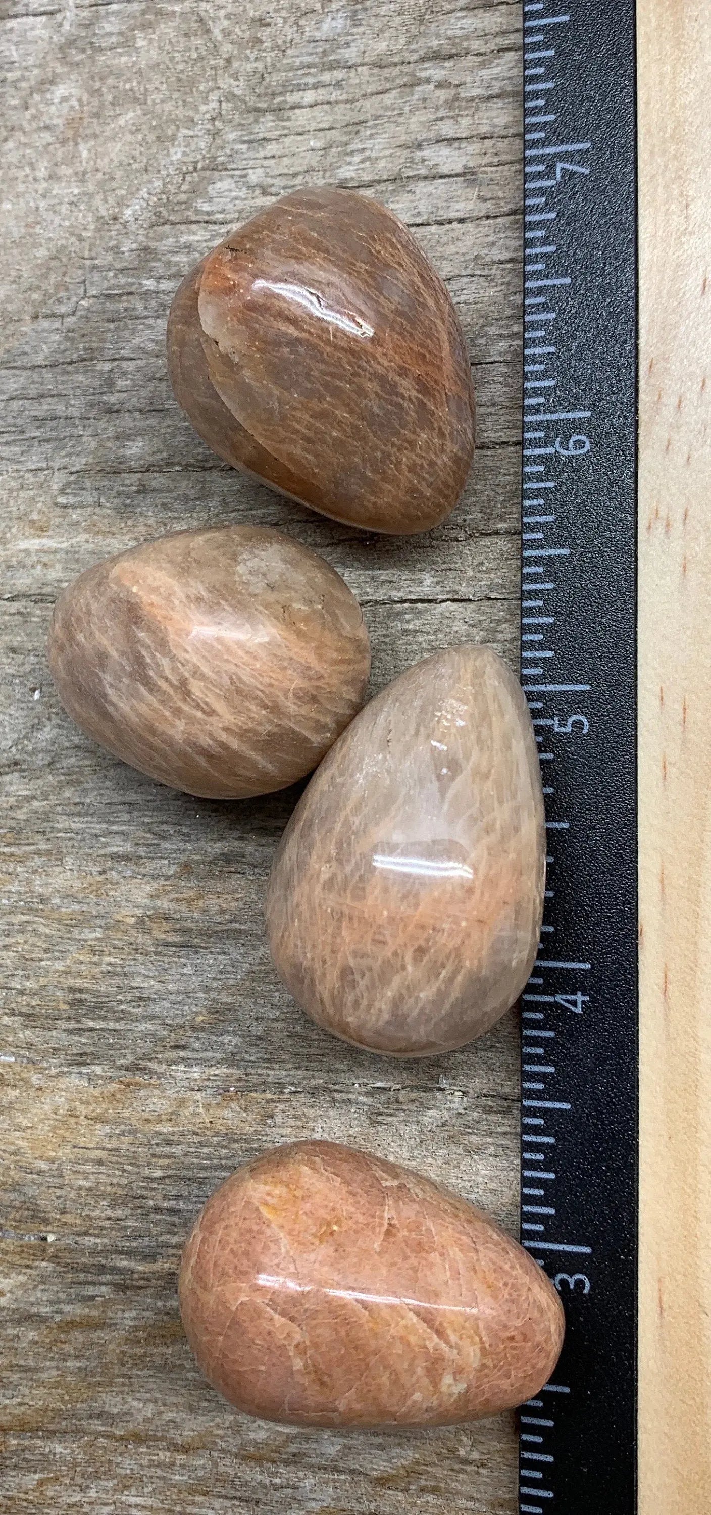 Peach Moonstone Egg Natural 1542 (Approx. 1”- 1 1/2”) Shop Wholesale Crystals