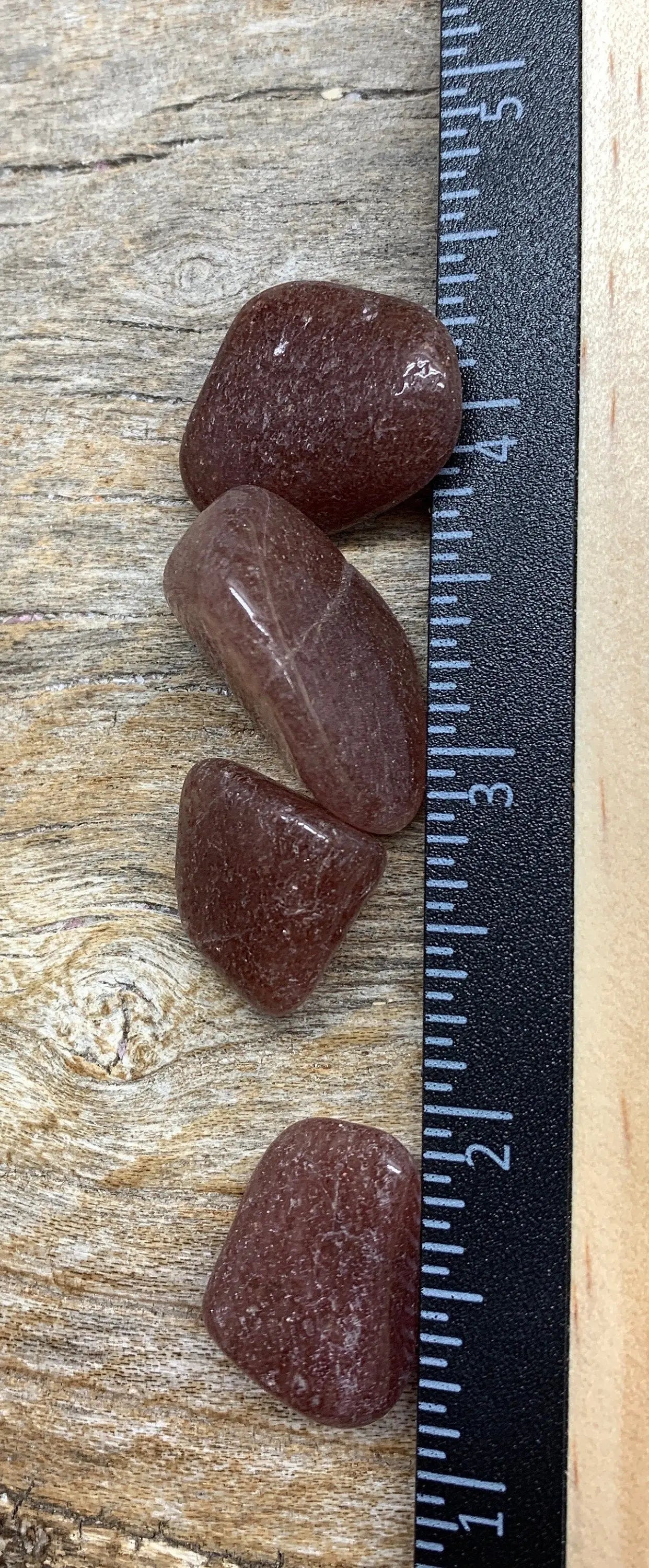 Strawberry Quartz Tumbled Stone 0717 (Approx. 5/8”- 1”) Shop Wholesale Crystals
