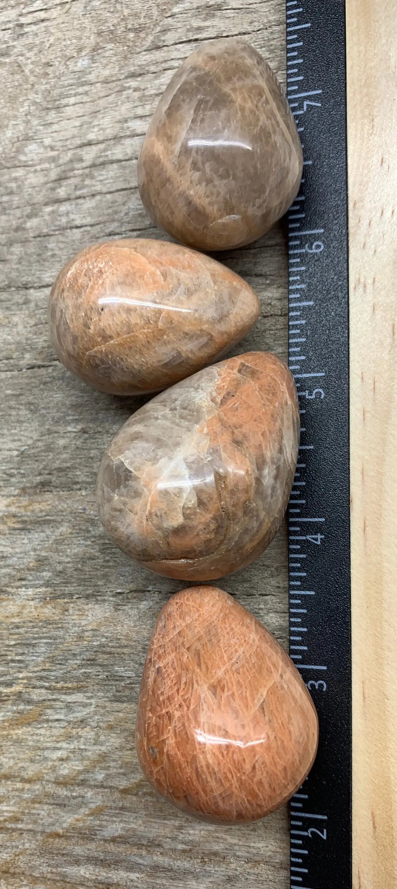 Peach Moonstone Egg Natural 1543 (Approx. 1 1/2”- 1 3/4”) Shop Wholesale Crystals