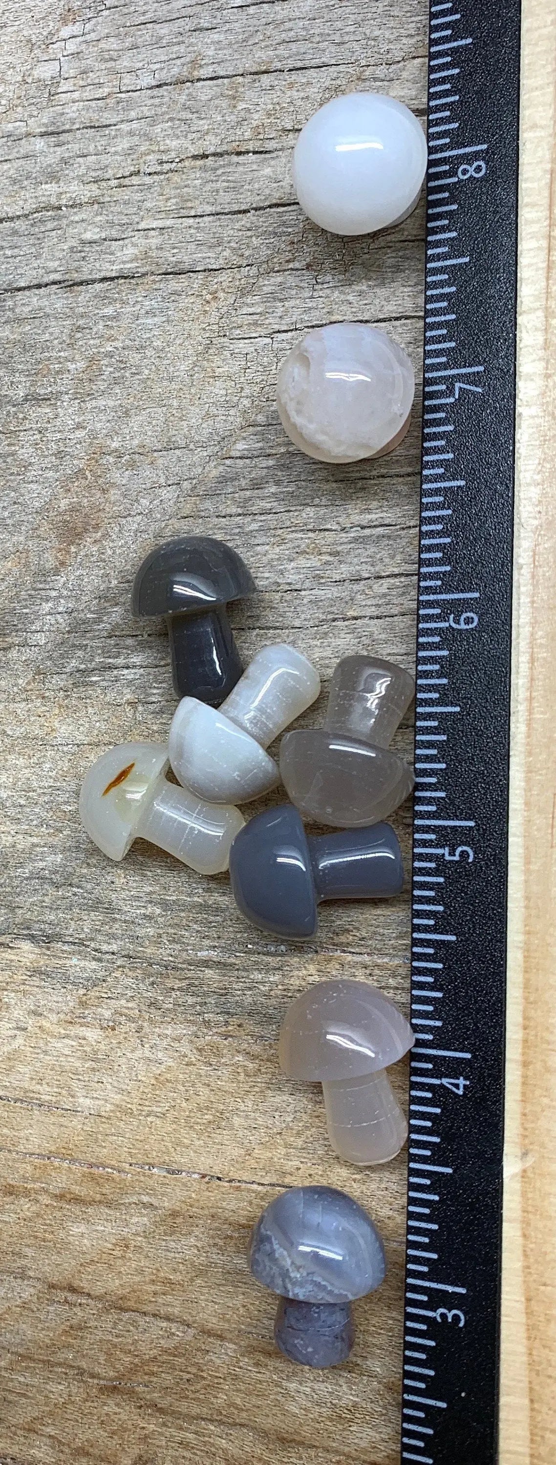 Carved Agate Mushroom 0026 (Approx. 3/4”- 5/8”) Shop Wholesale Crystals