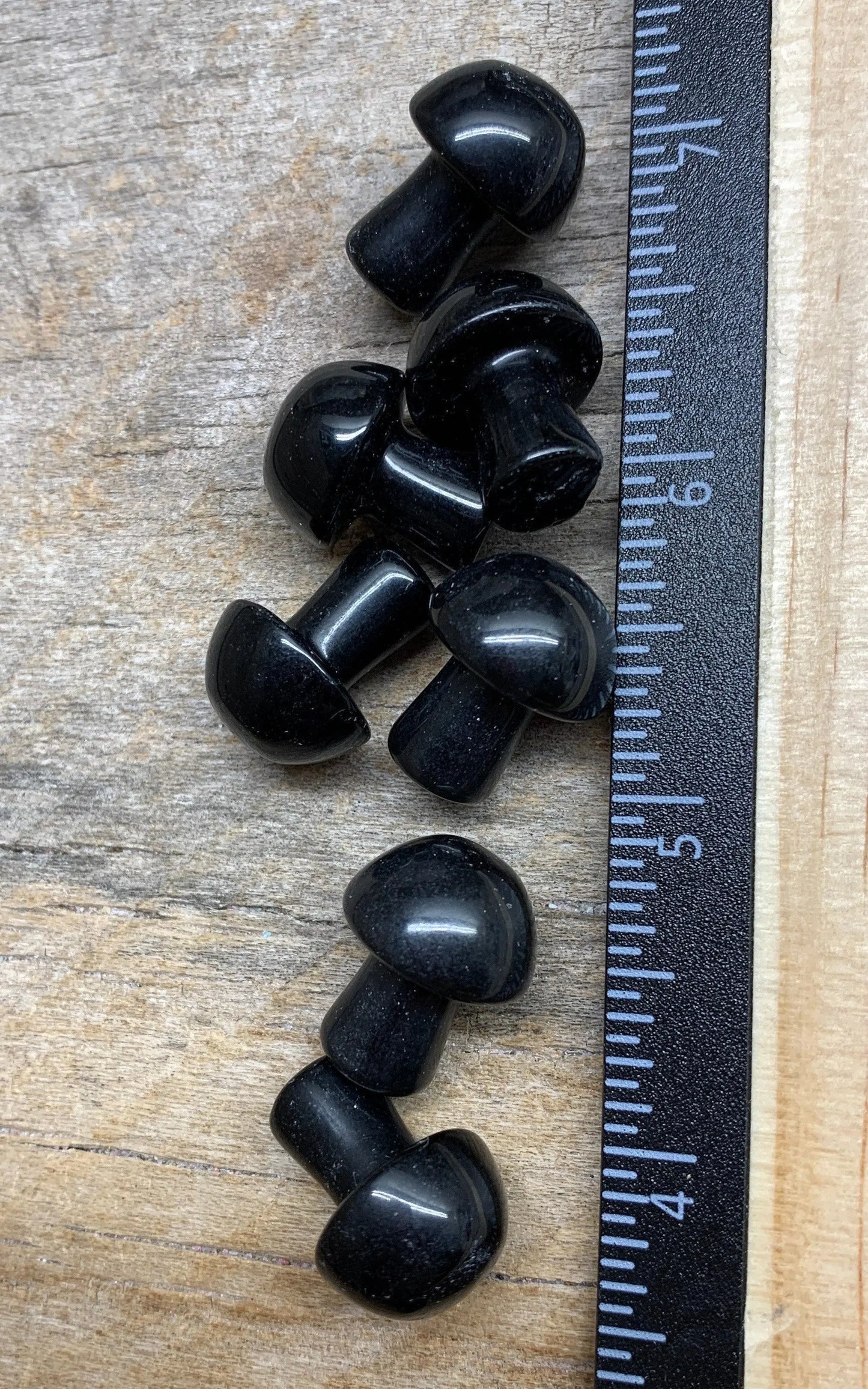 Black Obsidian Mushroom 0024 Shop Wholesale Crystals