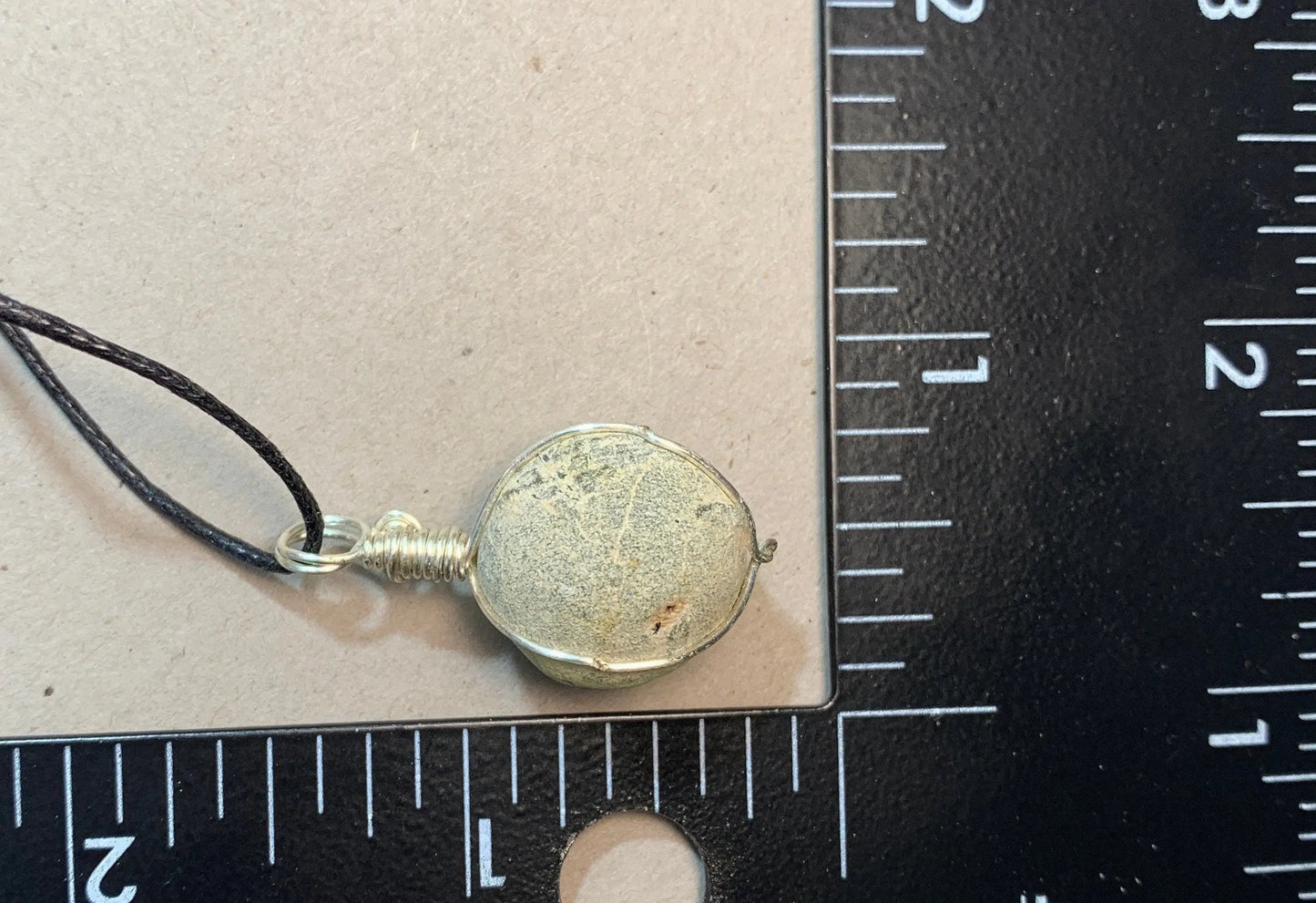 Prehnite Wire Wrapped Necklace, Natural Crystal Formation NCK-1938 Shop Wholesale Crystals