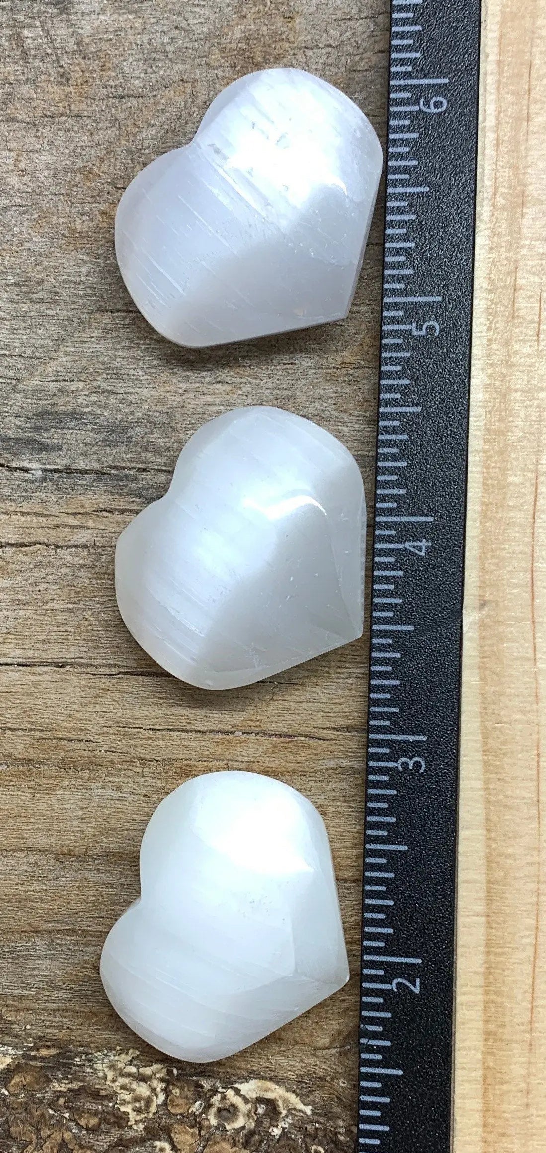 Selenite Heart G-0017 (Small Approx. 1”- 1 1/2”) - Shop Wholesale Crystals