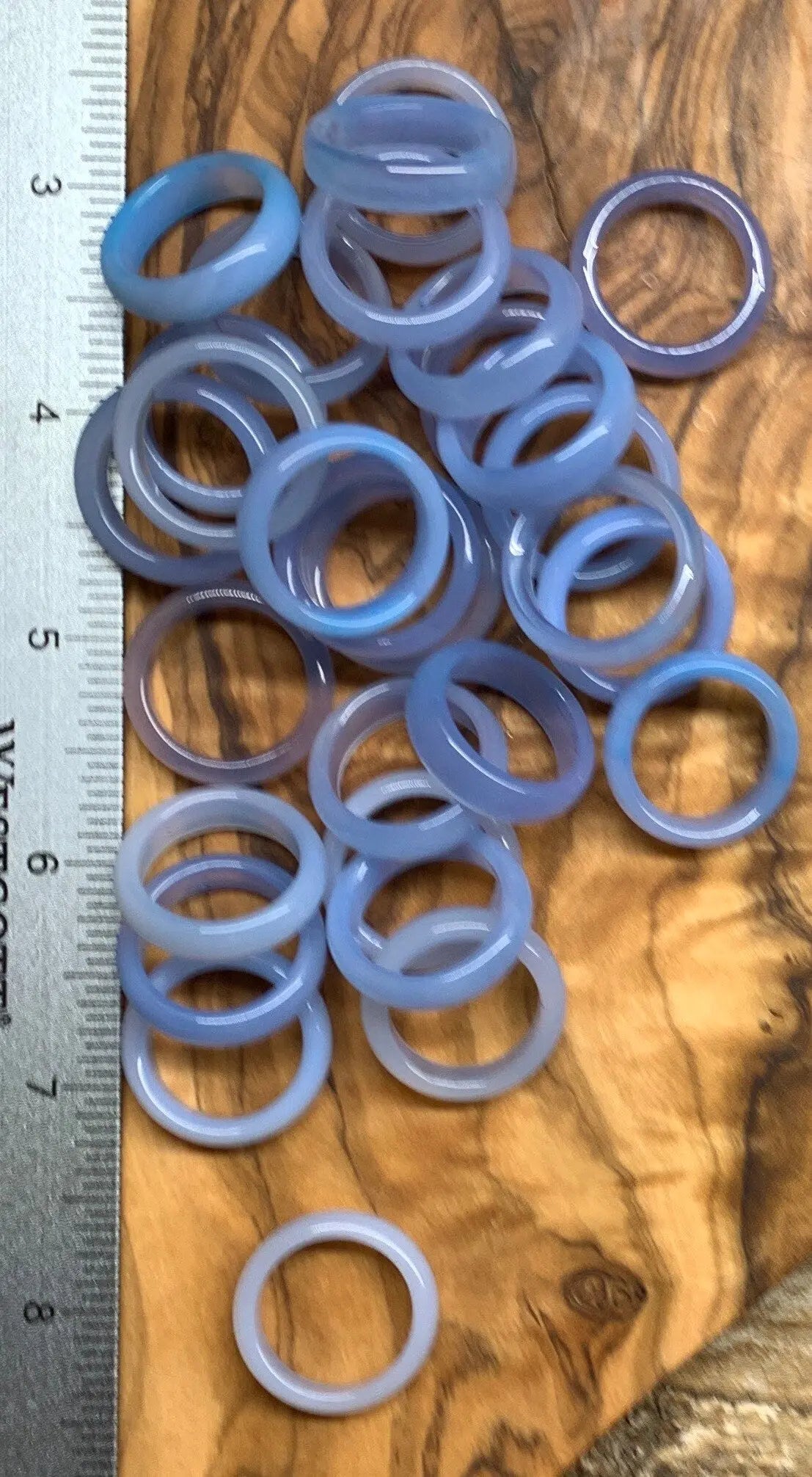 Blue Agate Ring Size 7 RNG-0027 Shop Wholesale Crystals