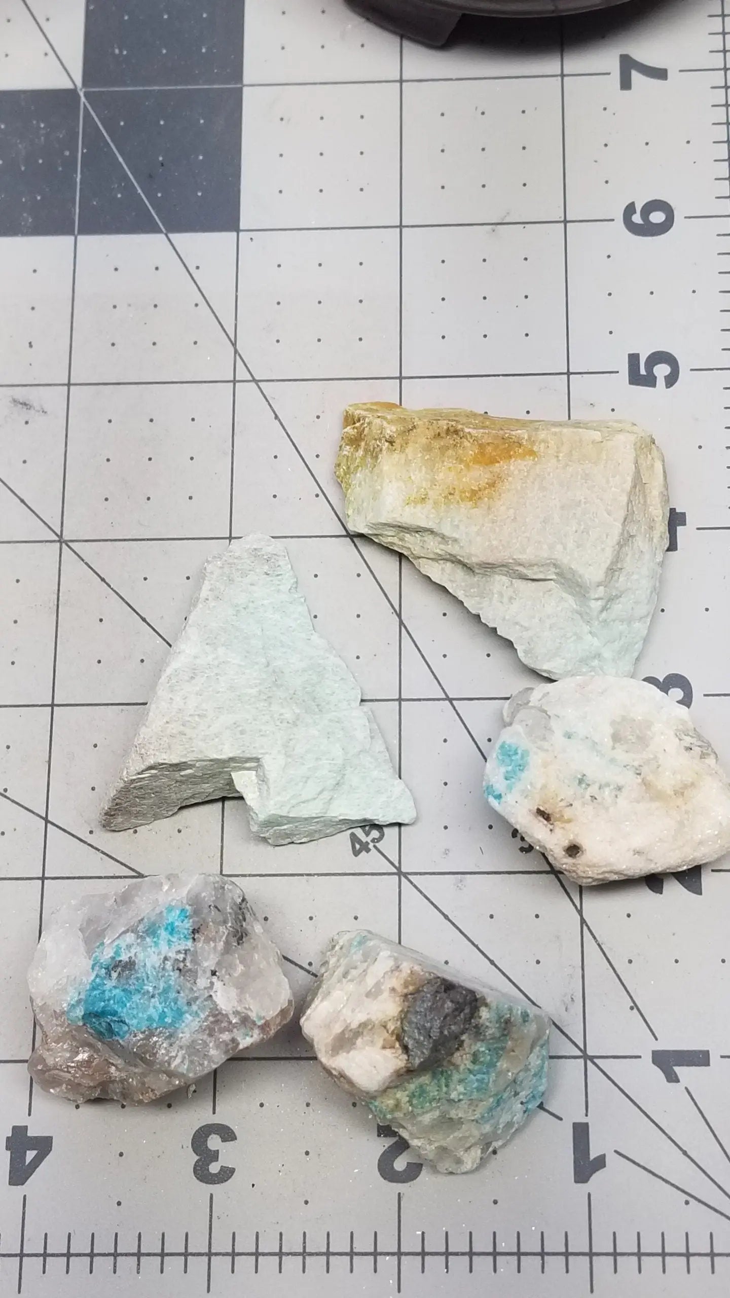 Medium Amazonite Raw Stone, Approx 1 2/3" Healing Stone for Crystal Grid or Craft Supply 1270 Shop Wholesale Crystals