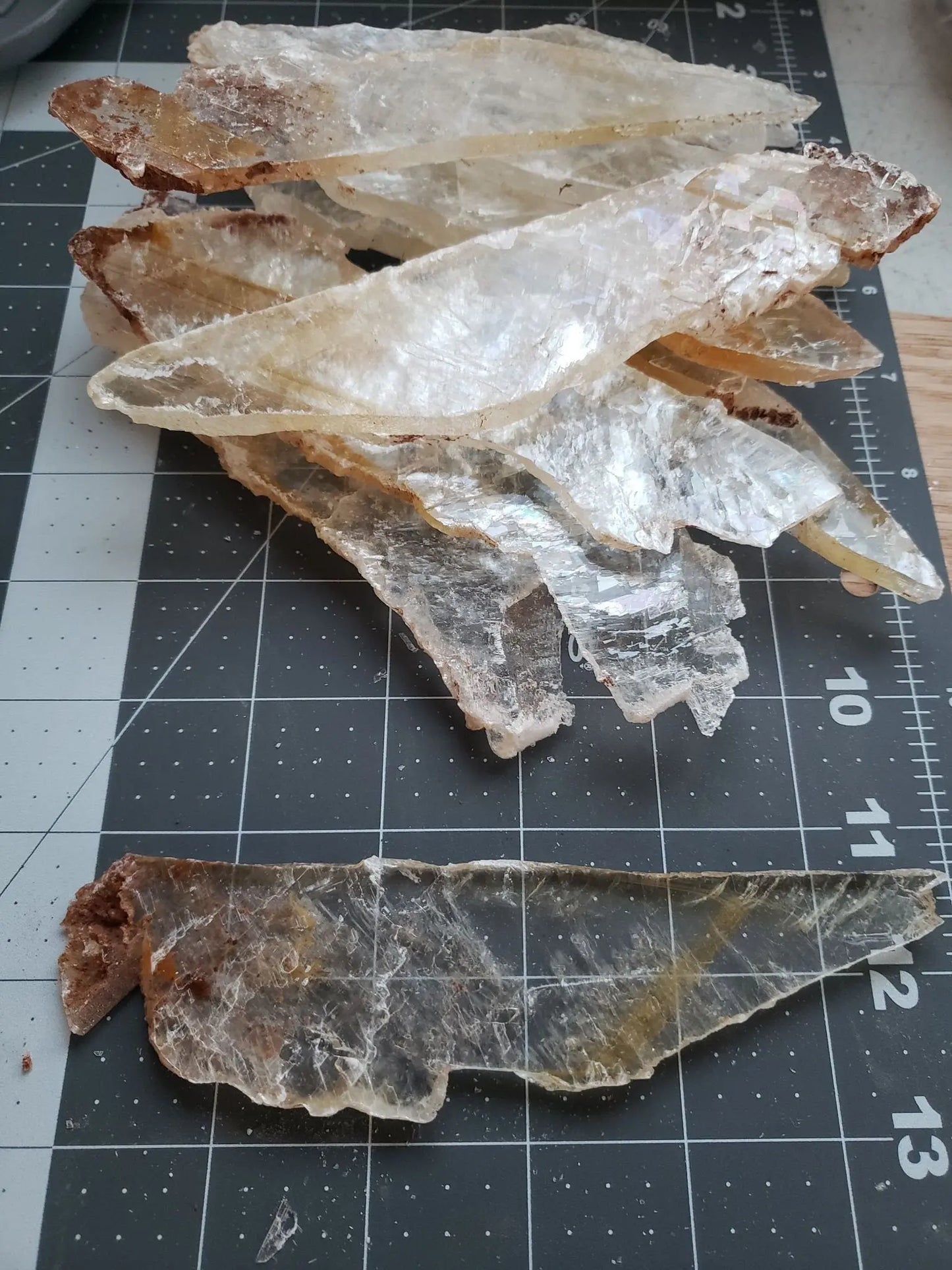 Medium Selenite Feather (Approx. 4 1/4" - 6") 0486 Shop Wholesale Crystals