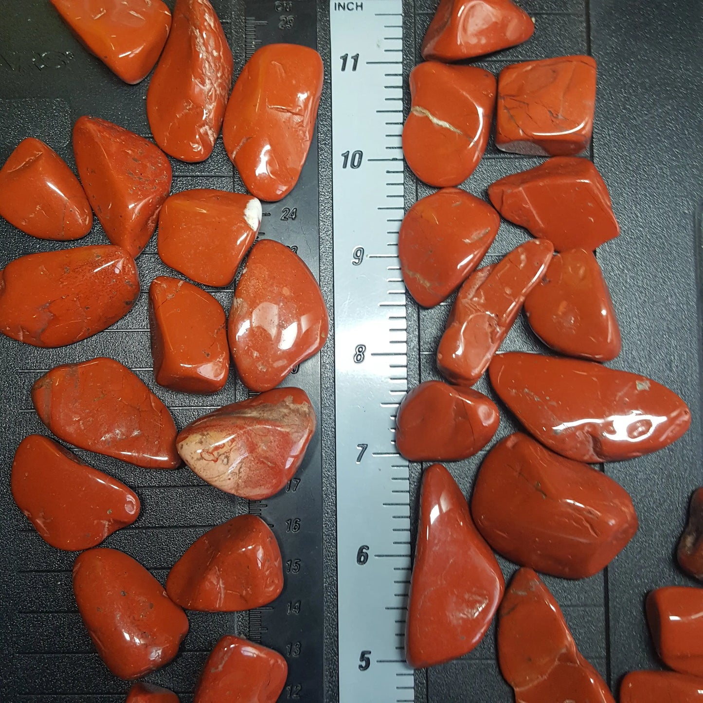 Red Jasper, Polished Tumbled Stone (Approx 3/4" - 1 1/2"), for Wire Wrapping or Crystal Grid Supply 0631 Shop Wholesale Crystals