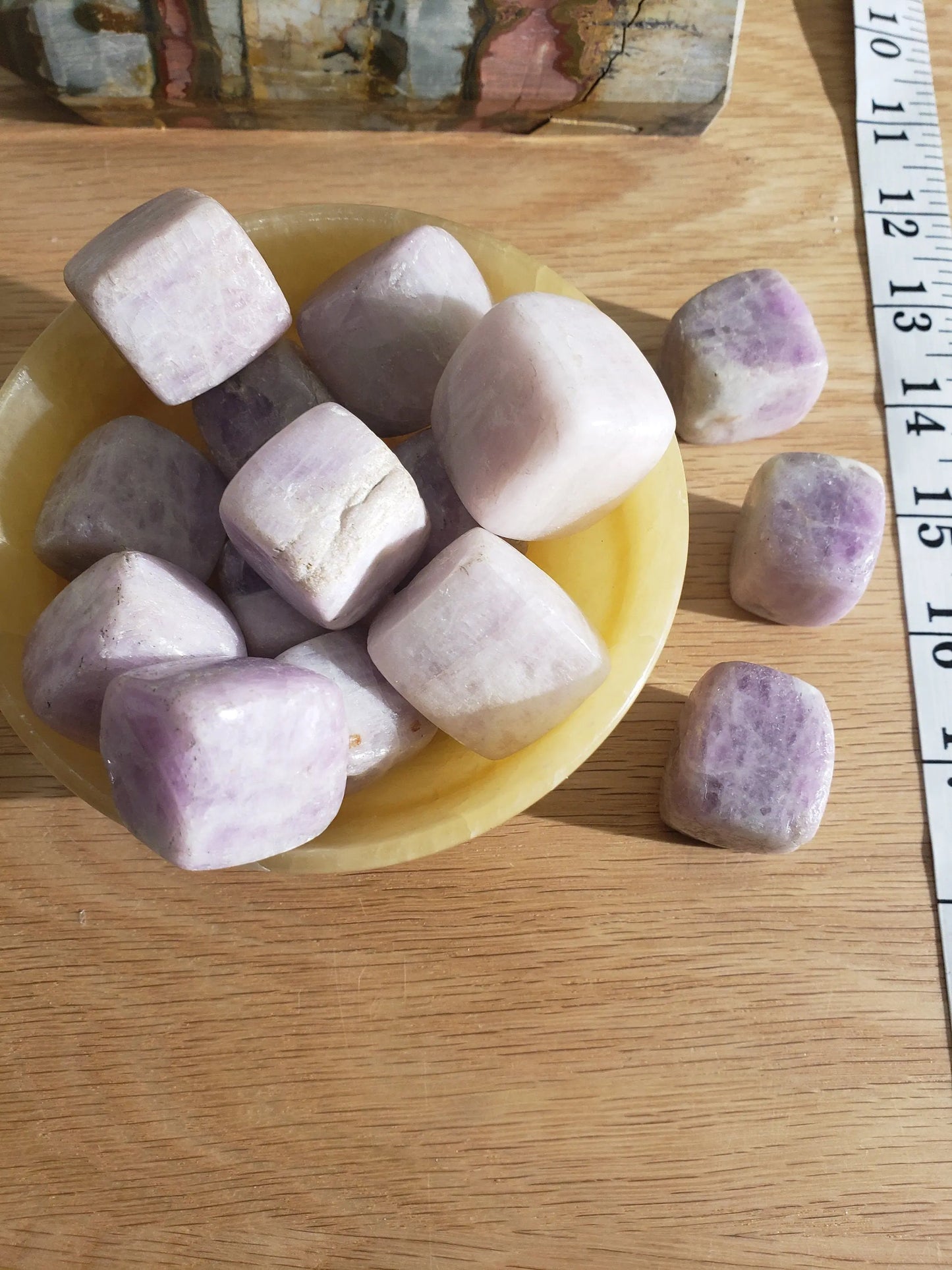 Kunzite Cube, Tumbled, Polished (Approx 1" Cube) Polished Stone BIN-1312 Shop Wholesale Crystals