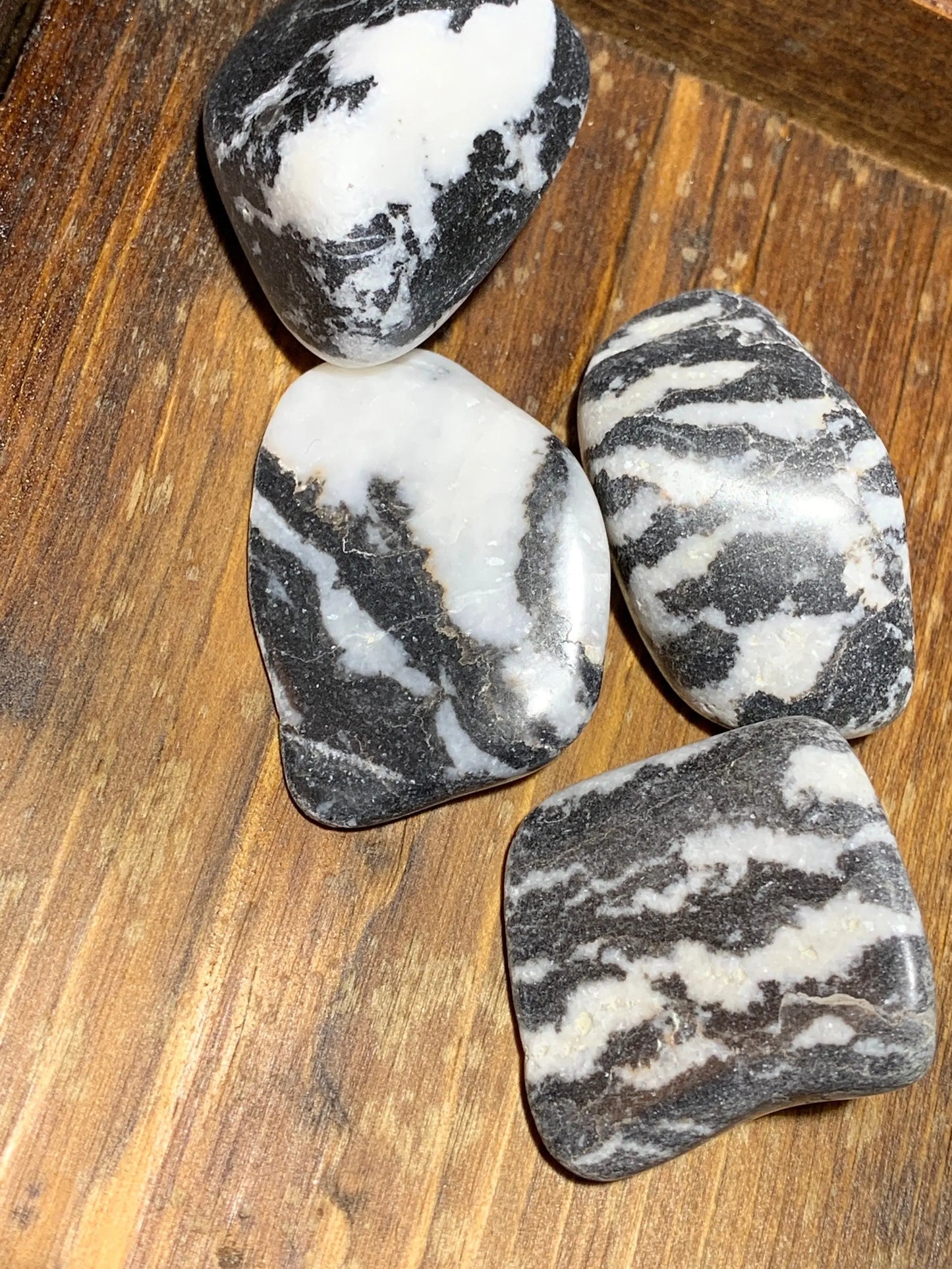 Zebra Stone Polished (Approx 3/4" - 1") 0728 Shop Wholesale Crystals