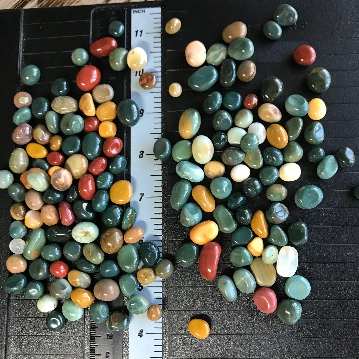 Small Alxa Agate, Mongolian Gobi, Tumbled Stone (Approx 1/2" long) for Wire Wrapping or Crystal Grid Supply 0677 Shop Wholesale Crystals