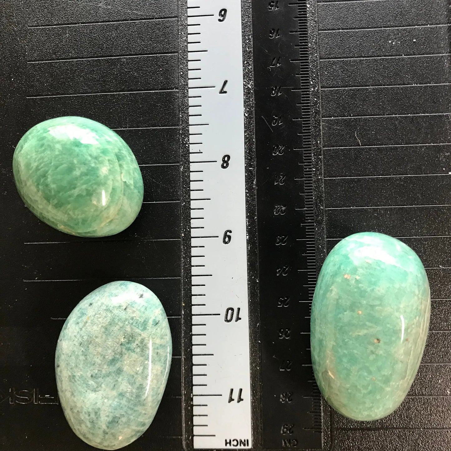 Amazonite Palm Stone, (Approx 1 3/4" - 2 1/4)" Healing Stone for Crystal Grid or Craft Supply 0267 Shop Wholesale Crystals