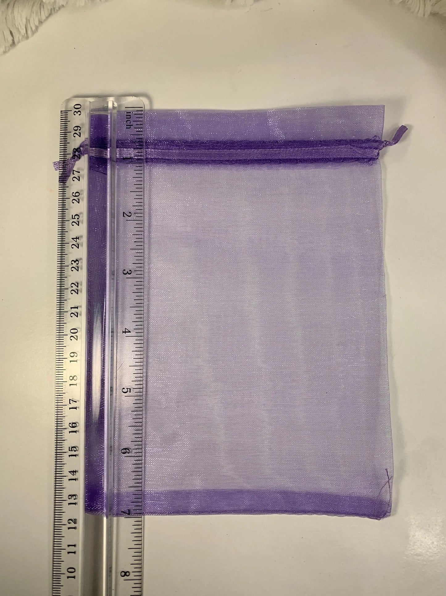 Lavender Organza drawstring Bag (Approx. 5" x 7 1/2") BAG-0009 Shop Wholesale Crystals