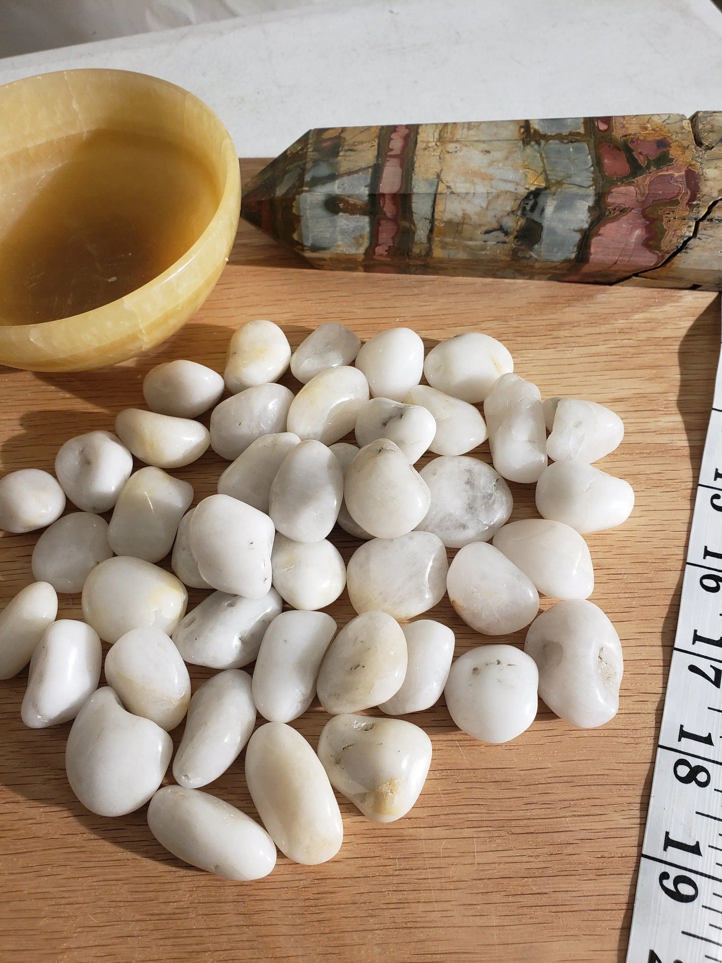 White Jade Polished Crystal ( Approx 3/4" - 1") 0668 Shop Wholesale Crystals