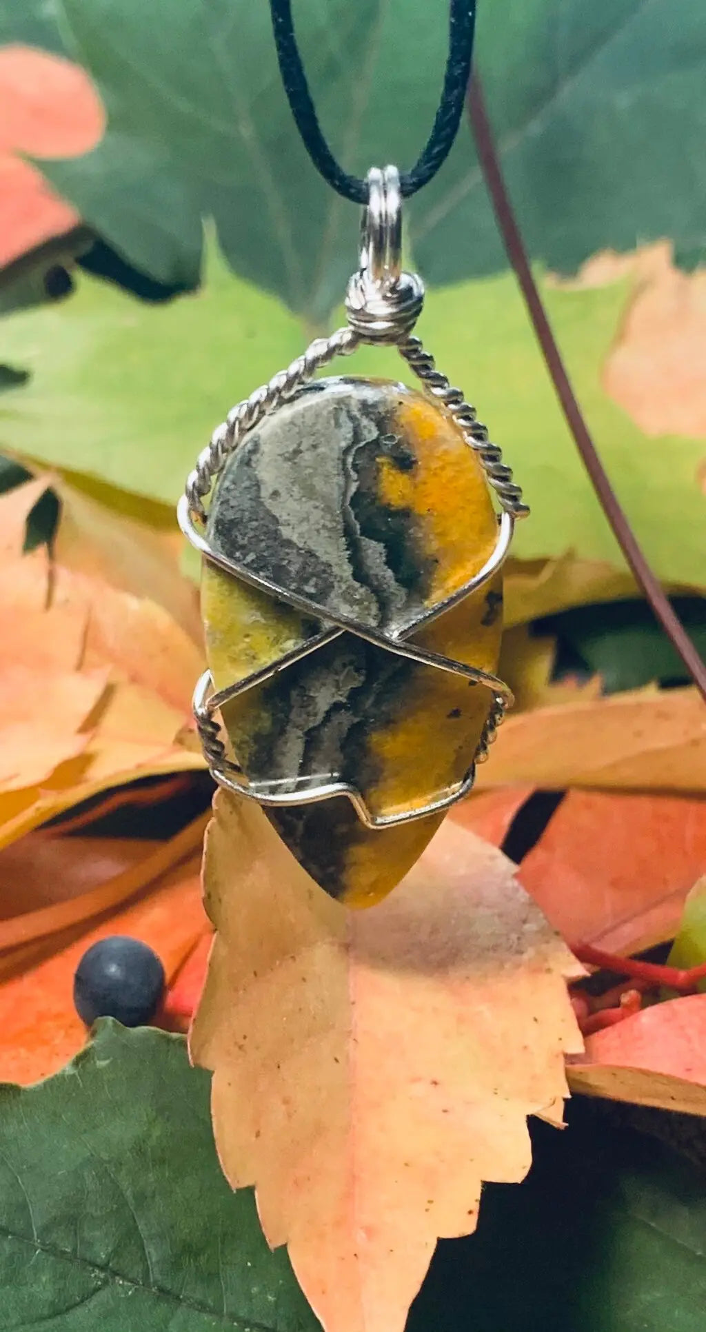 Bumblebee Jasper Necklace HOT ITEM, HOT-007 Qty. 5 Shop Wholesale Crystals