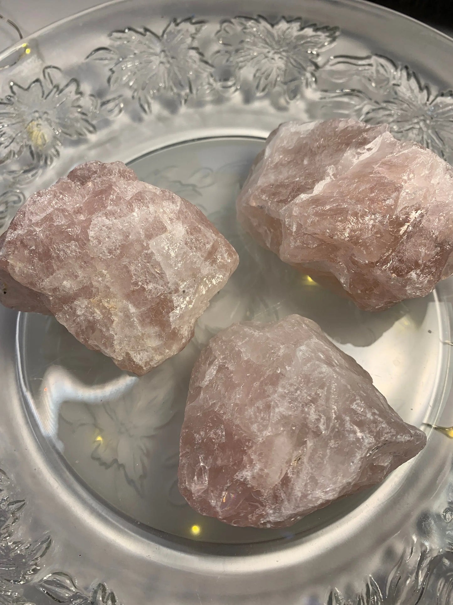 Rose Quartz Raw Stone, beautiful, large (Approx. 2" - 3" Long) 1308 Shop Wholesale Crystals