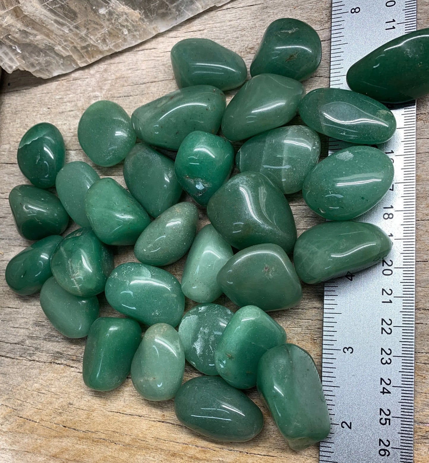 Green Aventurine Tumbled Stone BIN-1373 Approx. 1 1/4”- 1 3/4” Shop Wholesale Crystals
