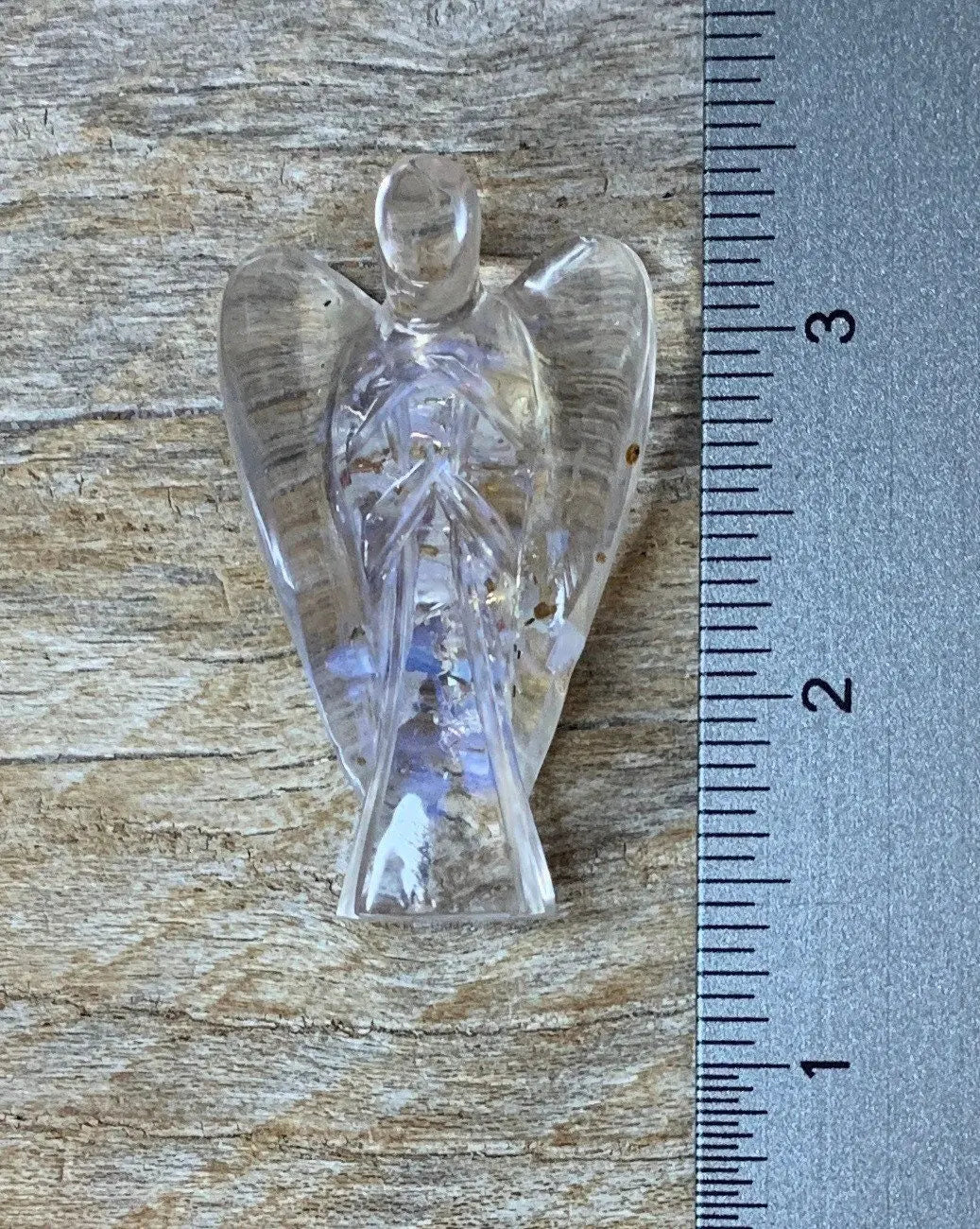 Opalite Orgonite Angel Figurine 0181 (Crystals Imbedded in Resin) Shop Wholesale Crystals