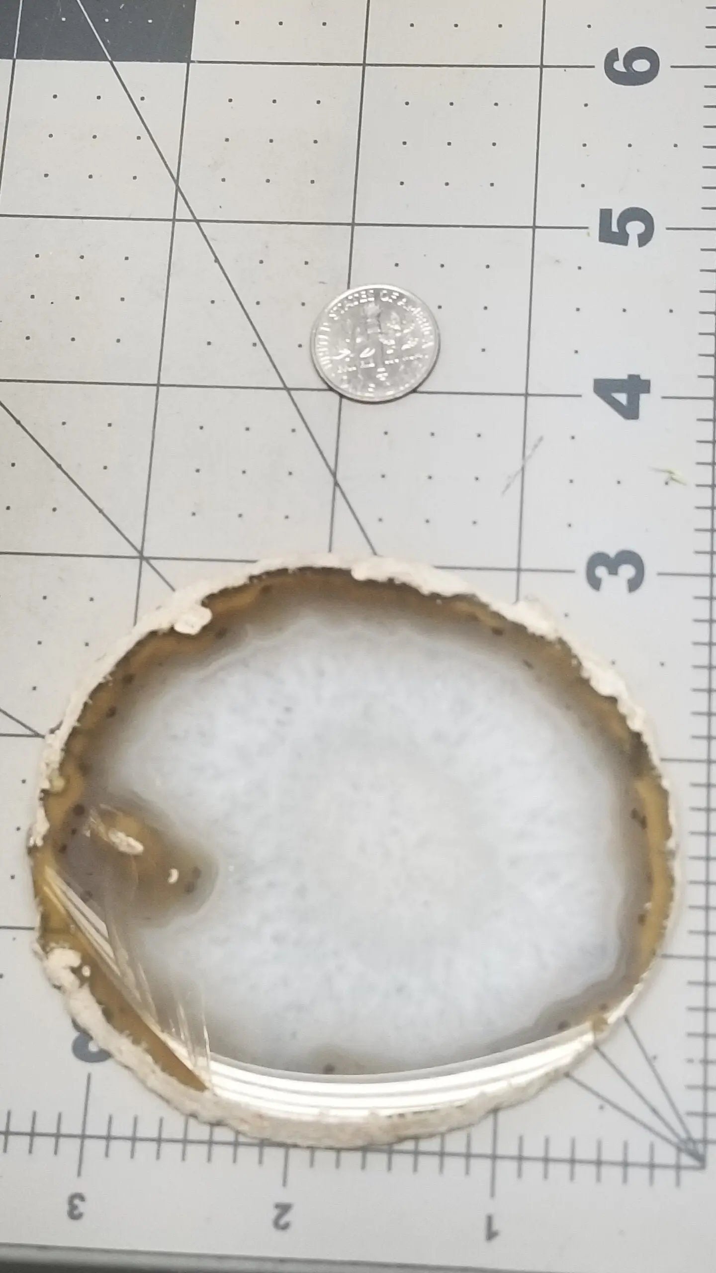 Agate Slab, Grey and Natural Tones, Natural Agate (Approx. 2 1/2 - 3 1/2") 0456 Shop Wholesale Crystals