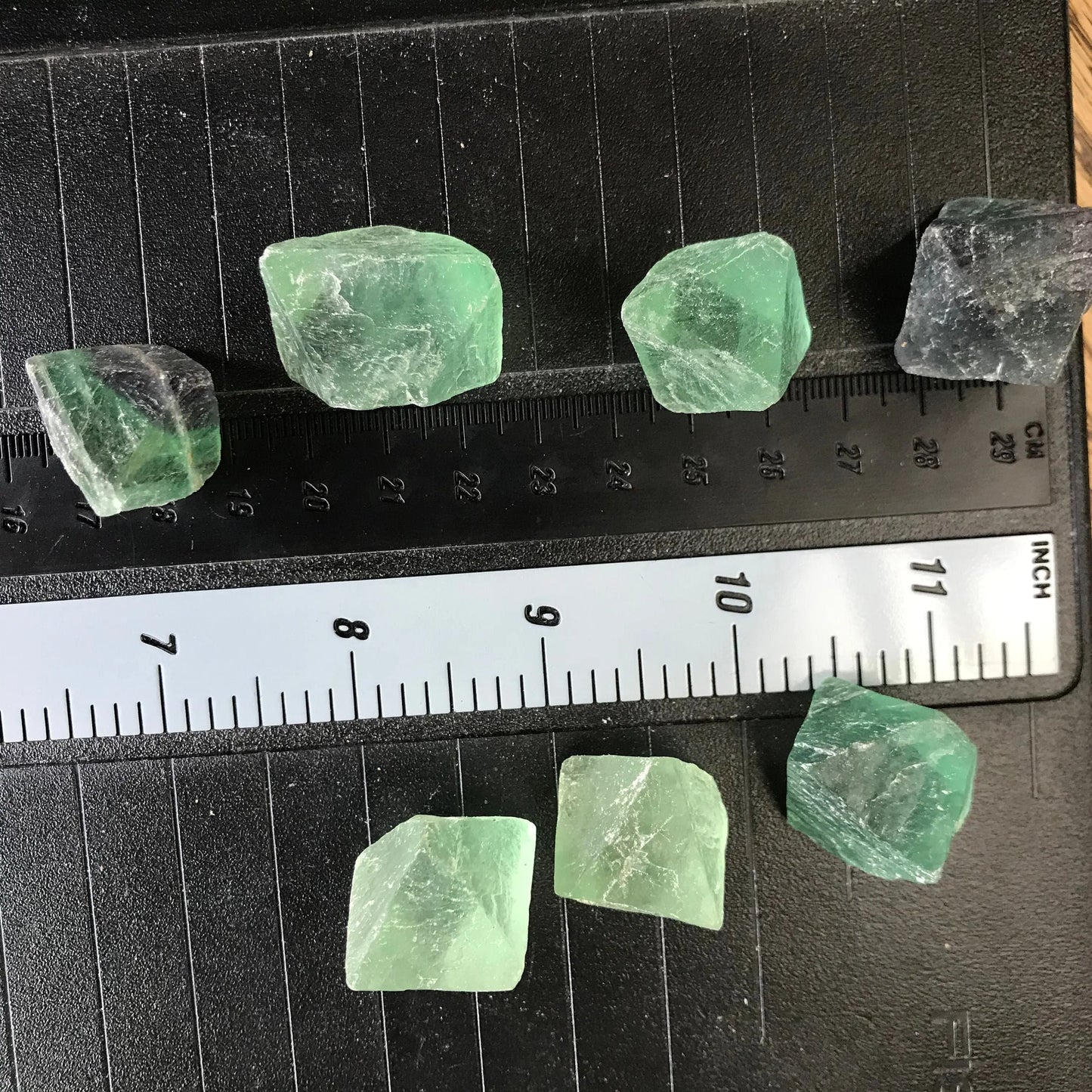 Natural Fluorite Octahedron Crystal (Approx 3/4" - 1") Calming Stone, Supply for Crystal Grid 1311 Shop Wholesale Crystals
