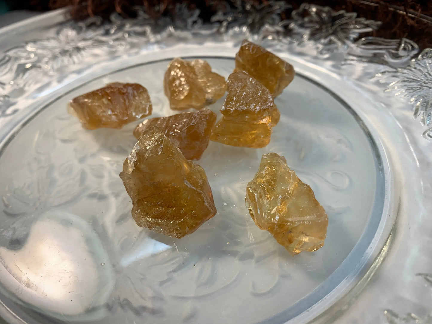 Honey Calcite, (1 1/8" - 1 1/2") Raw Stone, Solar Plexus Chakra, Powerful Healing Stone 1263 - Shop Wholesale Crystals