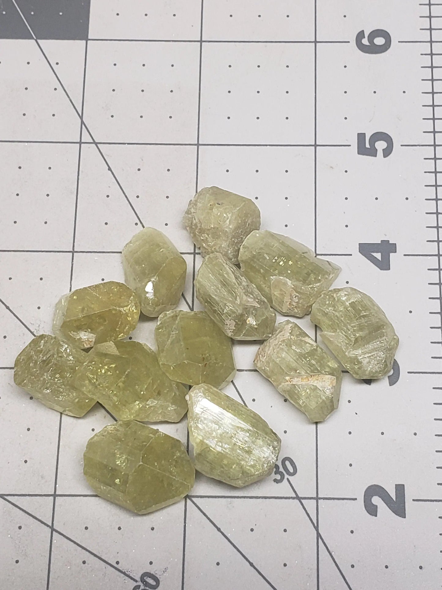 Golden Yellow Apatite, One stone (5/8 to 3/4" long), Beautiful, Natural Crystal, Rough Healing Crystal, 0121 Shop Wholesale Crystals