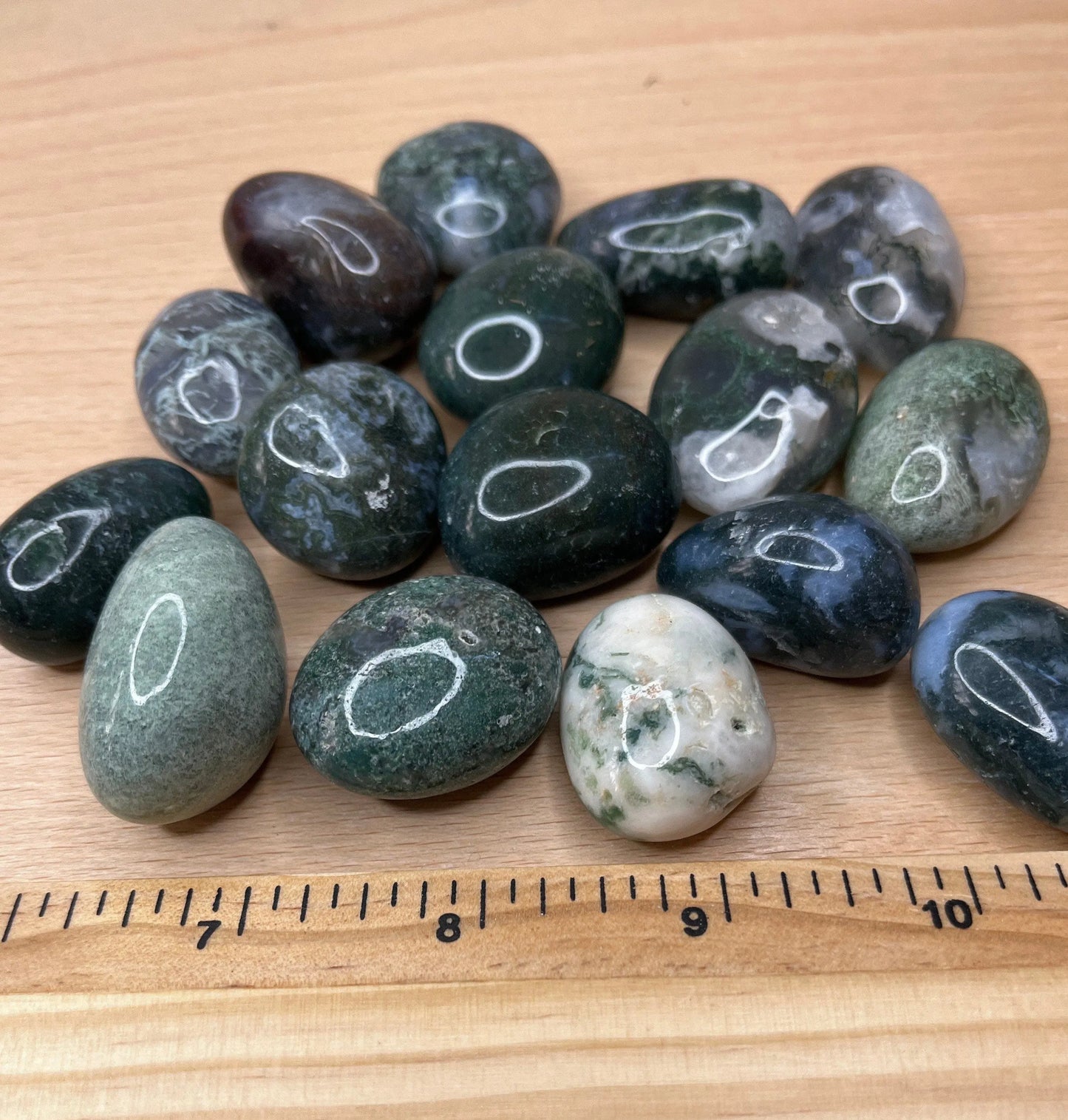 Tree Agate Tumbled Stone 0629 Approx. 1 1/4”- 1 3/4” Shop Wholesale Crystals