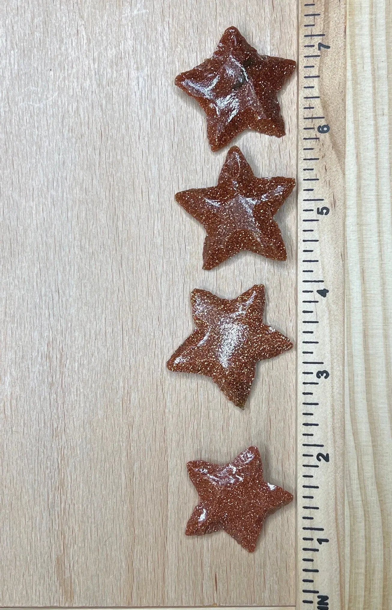 Goldstone Knapped Star 1338 (Approx. 1 1/4”- 1 5/8”) Shop Wholesale Crystals