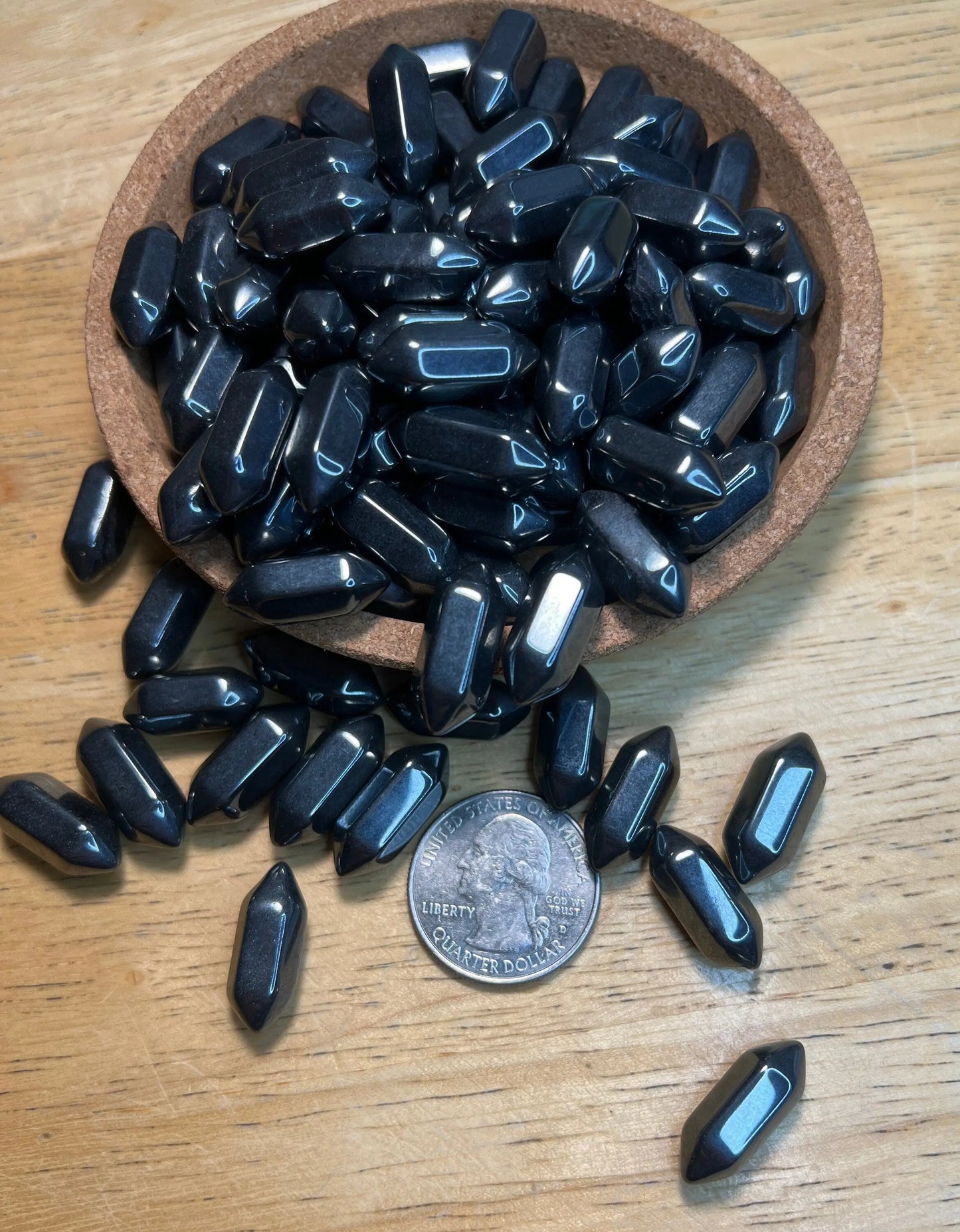 Hematite Double Terminated Crystal Point (Approx. 3/4") T-0047 - Shop Wholesale Crystals