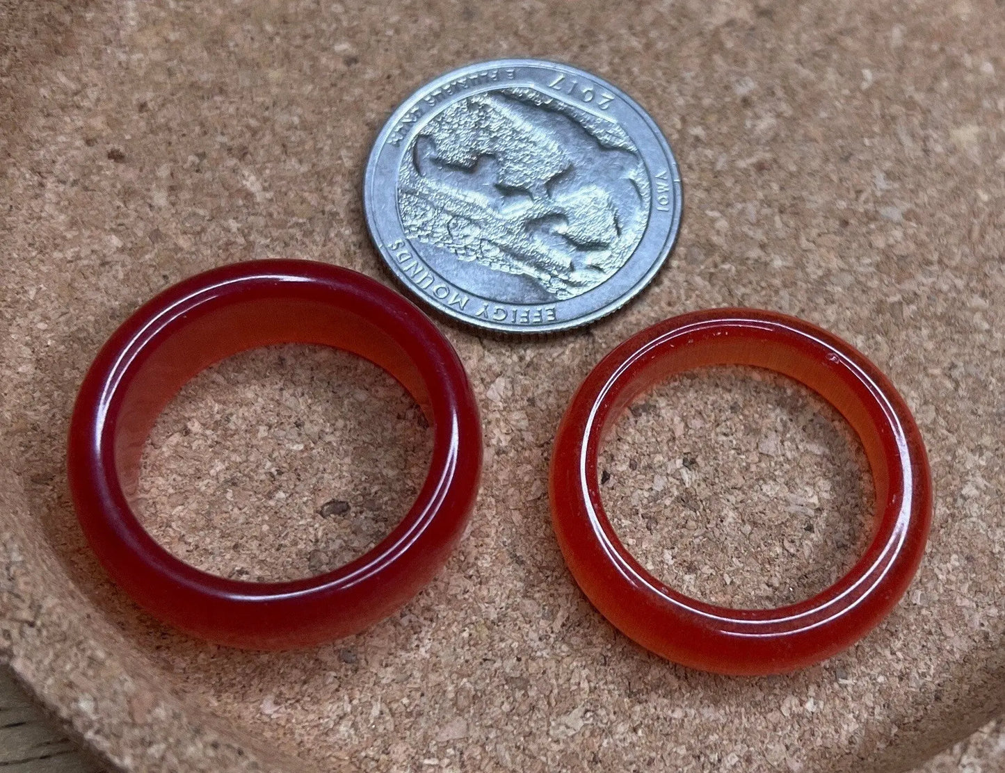 Red Fiber Optic Cats Eye Stone Ring RNG-0054 Size 10 Shop Wholesale Crystals