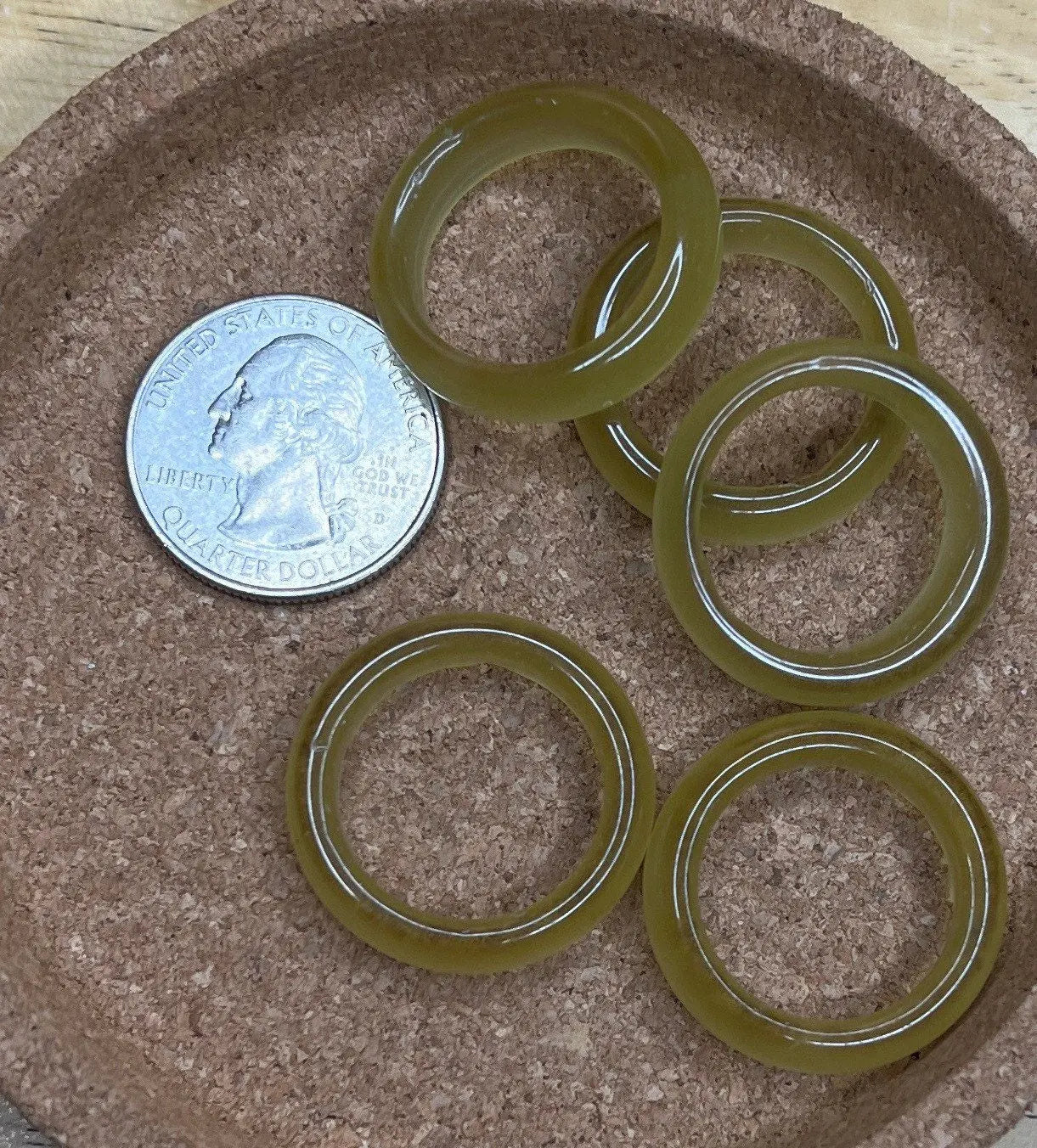 Golden Fiber Optic Cats Eye Stone Ring RNG-0063 Size 9 Shop Wholesale Crystals