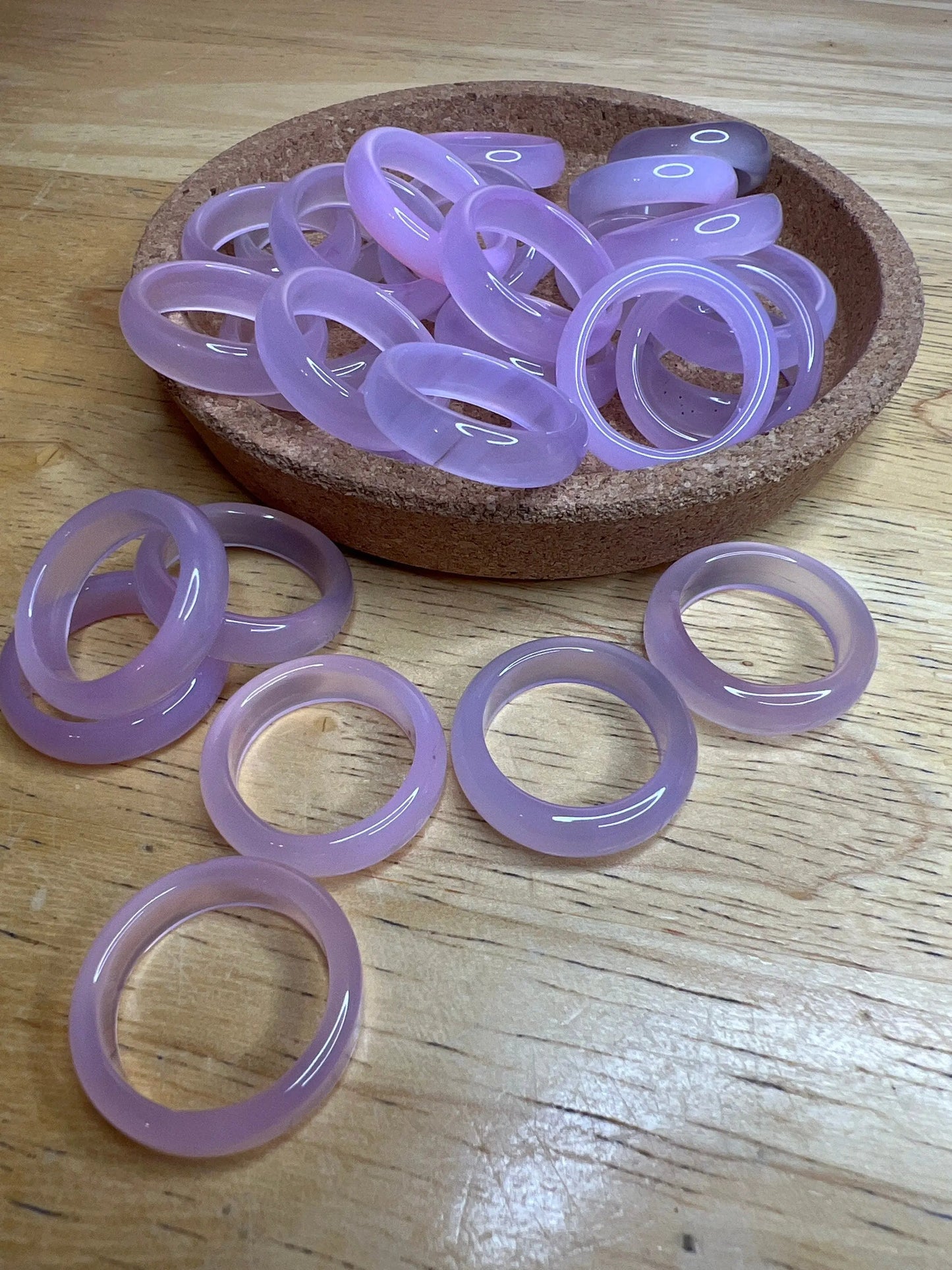 Light Purple Agate Ring RNG-0032 Size 8 Shop Wholesale Crystals
