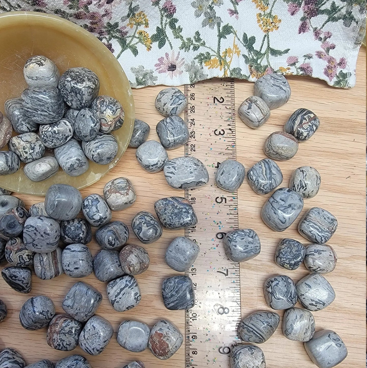 Picasso Jasper Tumbled Stone (Approx. 5/8”- 1 1/8”) BIN-1393 Shop Wholesale Crystals