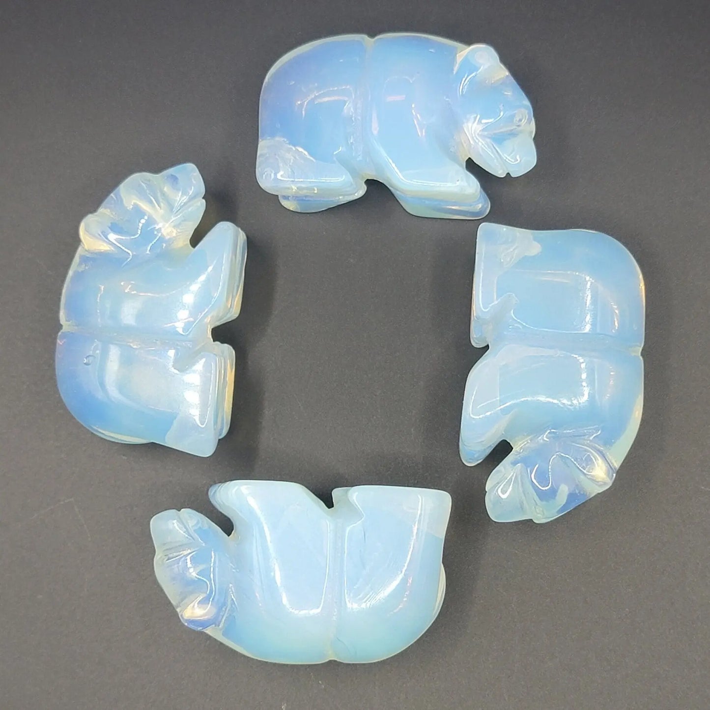 Opalite Carved Bear (Approx. 2") 0050 Shop Wholesale Crystals