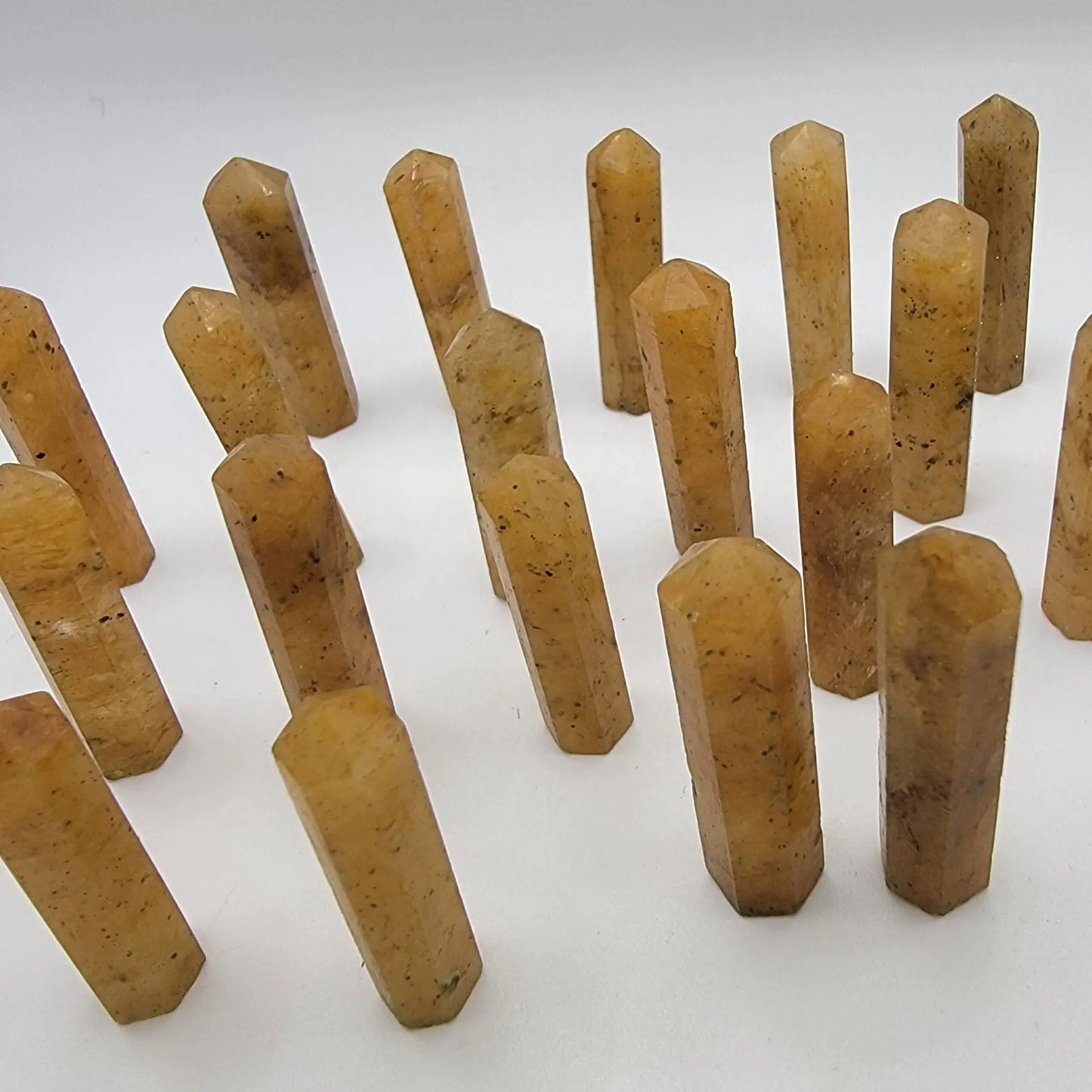 Orange Aventurine Obelisk, Small 0849 (Approx. 1 3/8” - 1 5/8") Shop Wholesale Crystals