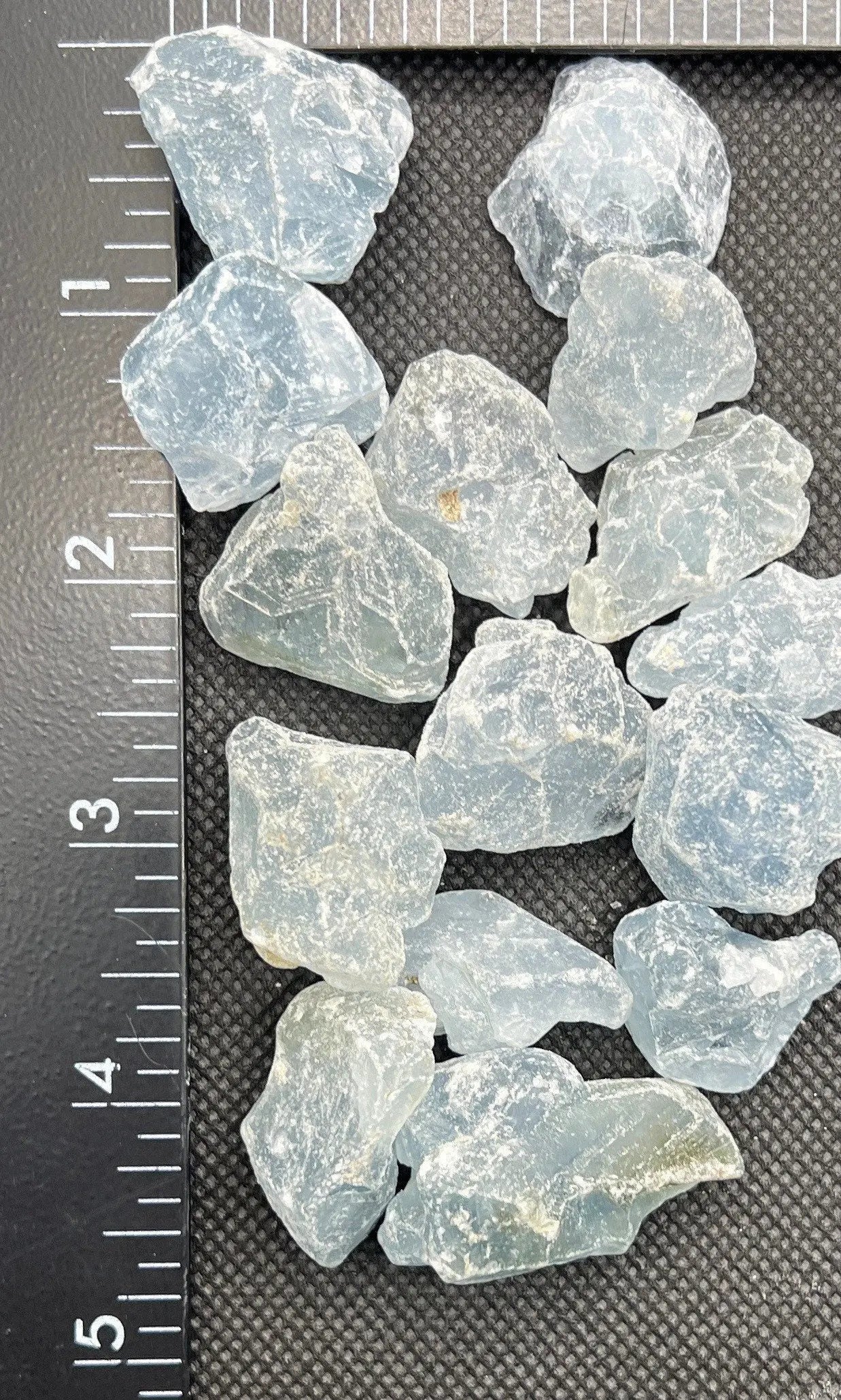 Celestite Raw Chunk 1219 (Approx. 7/8”- 1 1/4”) Shop Wholesale Crystals