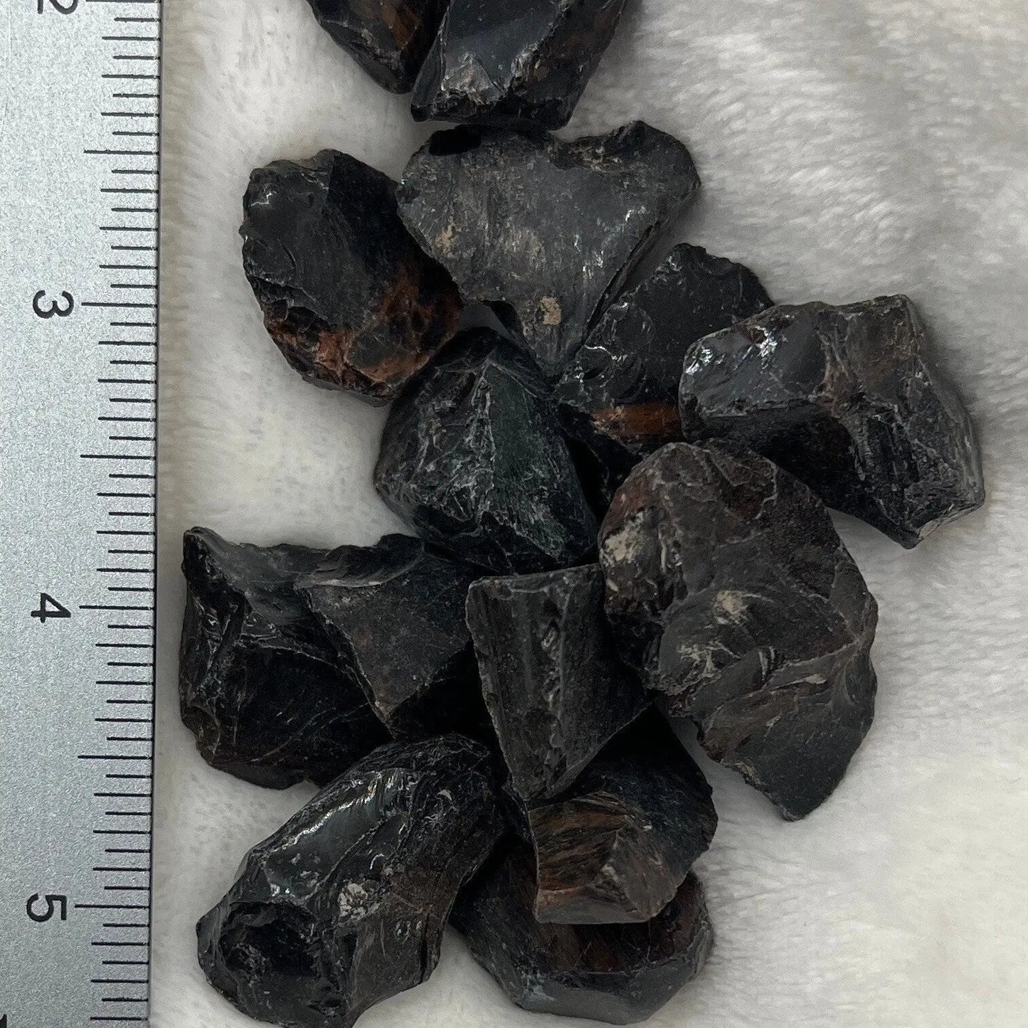 Mahogany Obsidian Raw Tumbled Stone, Found In Utah 0483 (Approx. 3/4”- 1 1/2”) Shop Wholesale Crystals