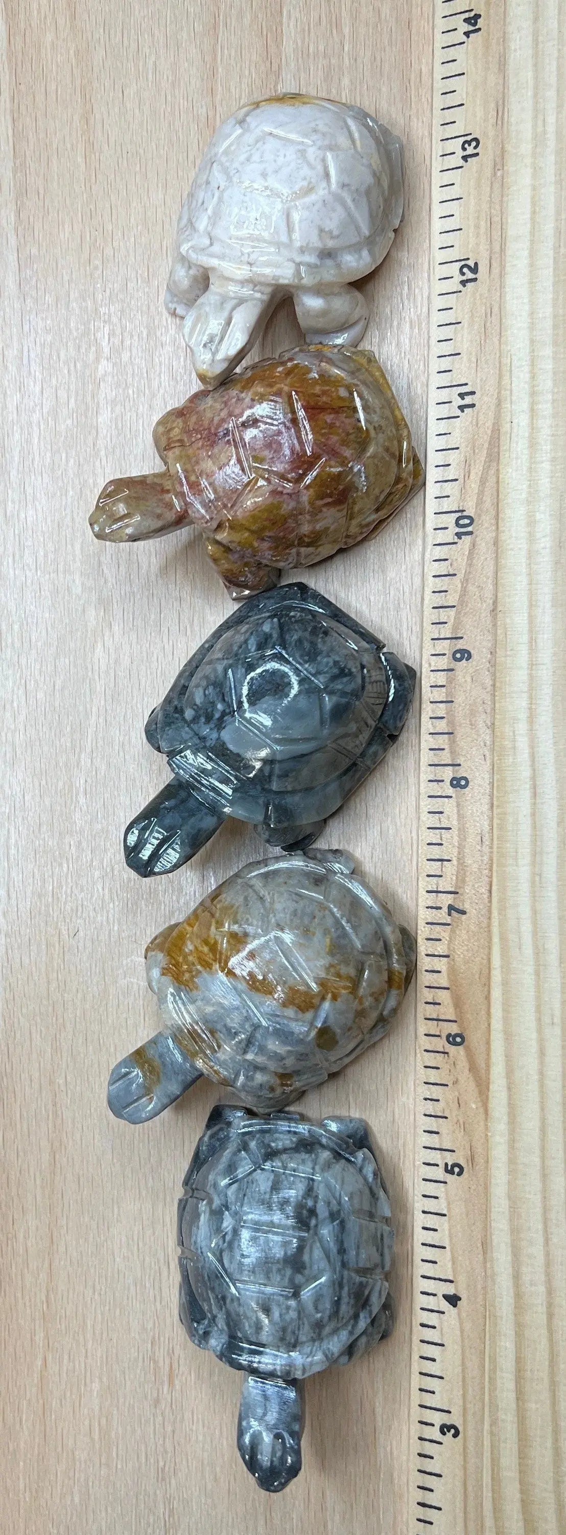 Turtle Carved Soapstone Figurine 0798 Approx. 2 5/8” Shop Wholesale Crystals