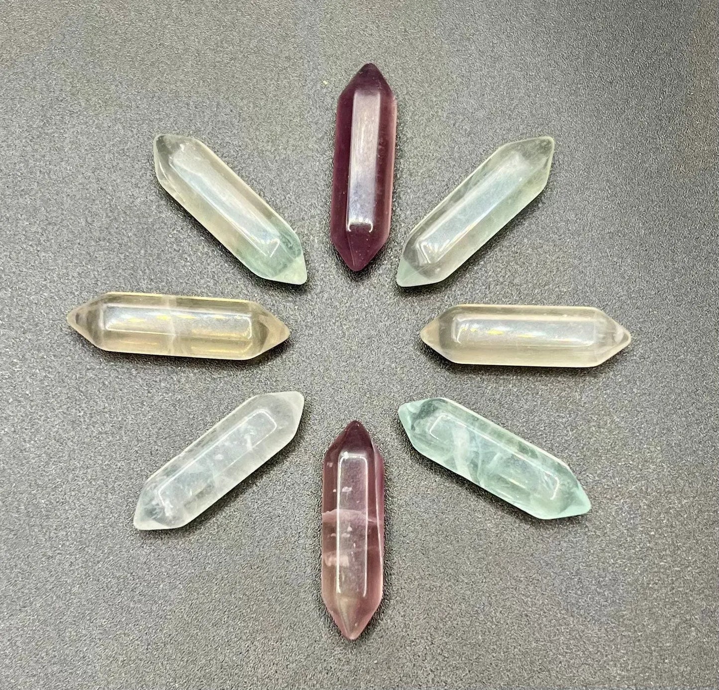 Fluorite Double Point, Double Terminated Crystal (Approx. 1 1/8") T-0086 Shop Wholesale Crystals