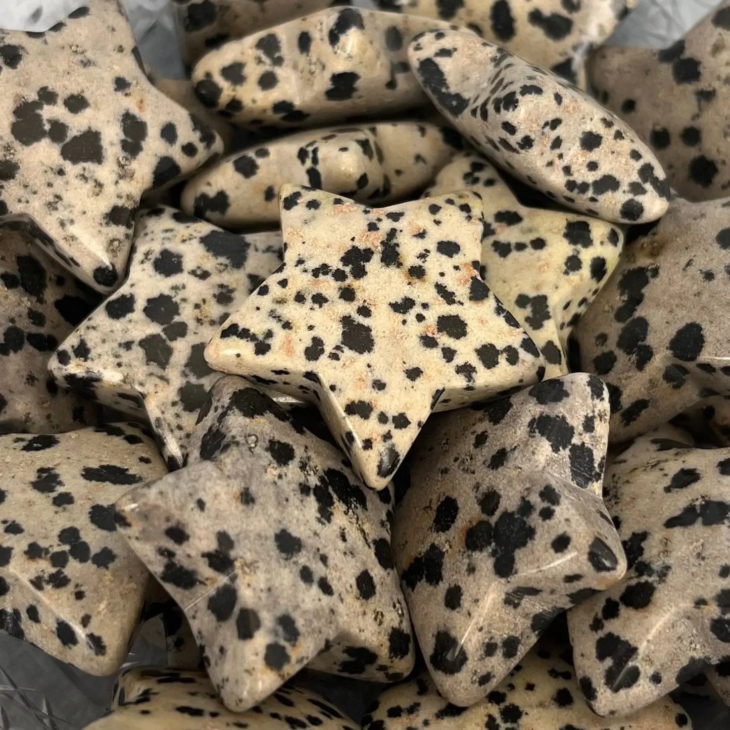 Dalmatian Jasper Star (Approx. 1 1/4”) 0104 Shop Wholesale Crystals