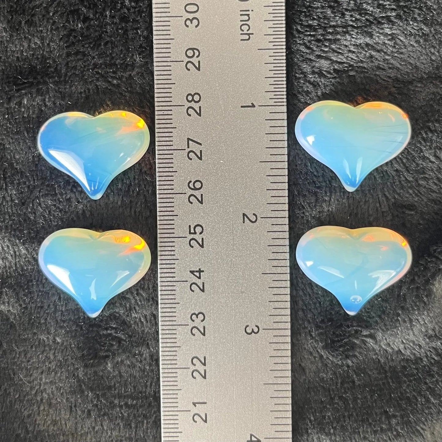Opalite Puffy Heart (Approx. 3/4”-1”) 0542-B Shop Wholesale Crystals
