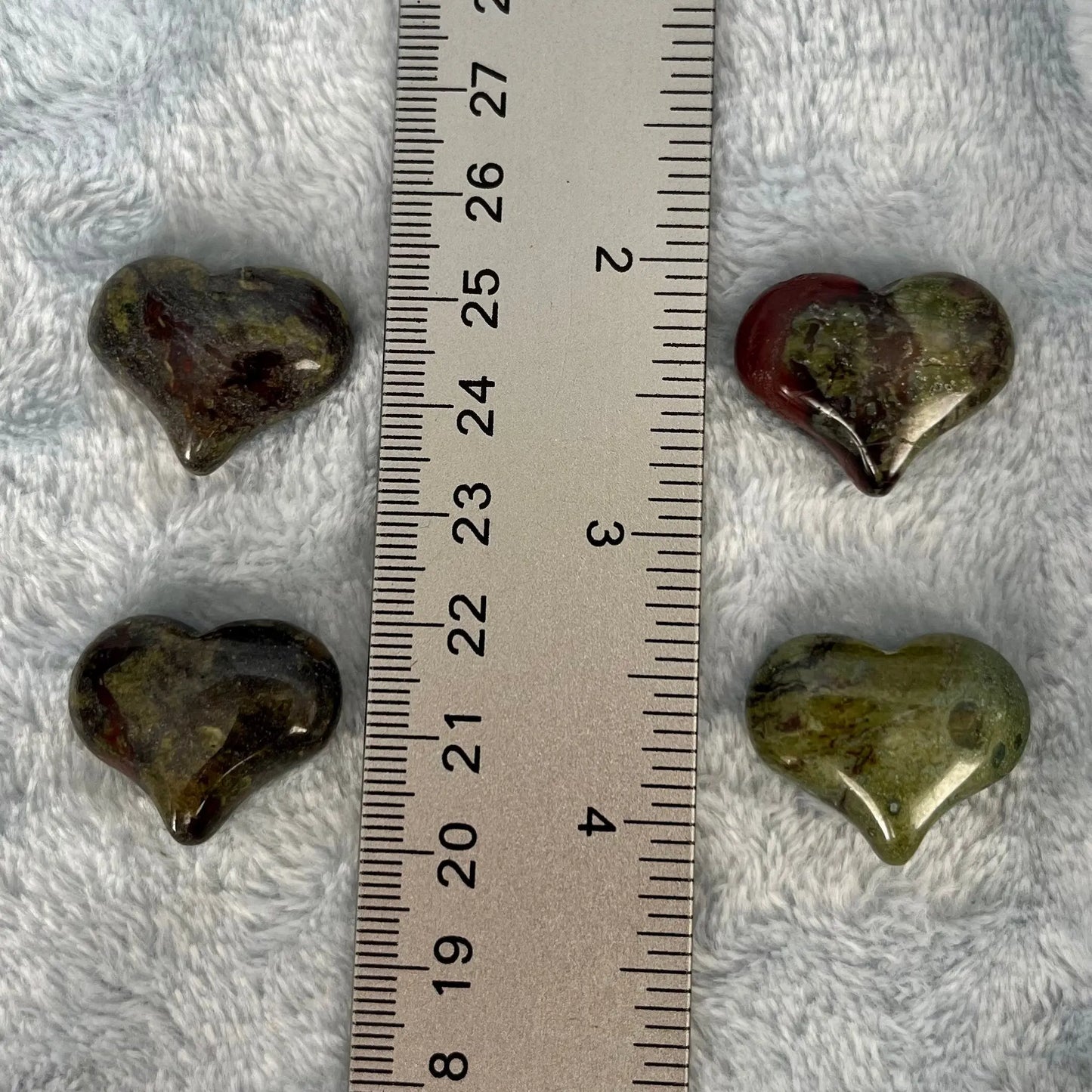 Dragon's Blood Jasper Puffy Heart (Approx. 3/4” x 1”) 0535-B Shop Wholesale Crystals