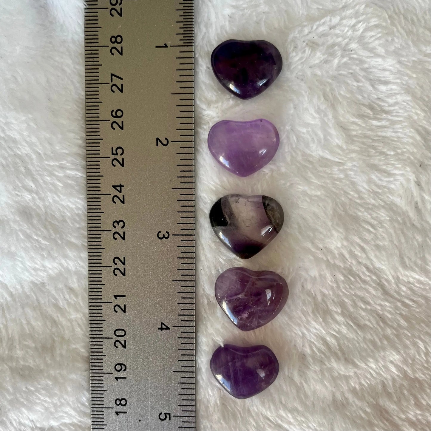 Amethyst Heart (Approx. 5/8”-3/4”) 1430 Shop Wholesale Crystals