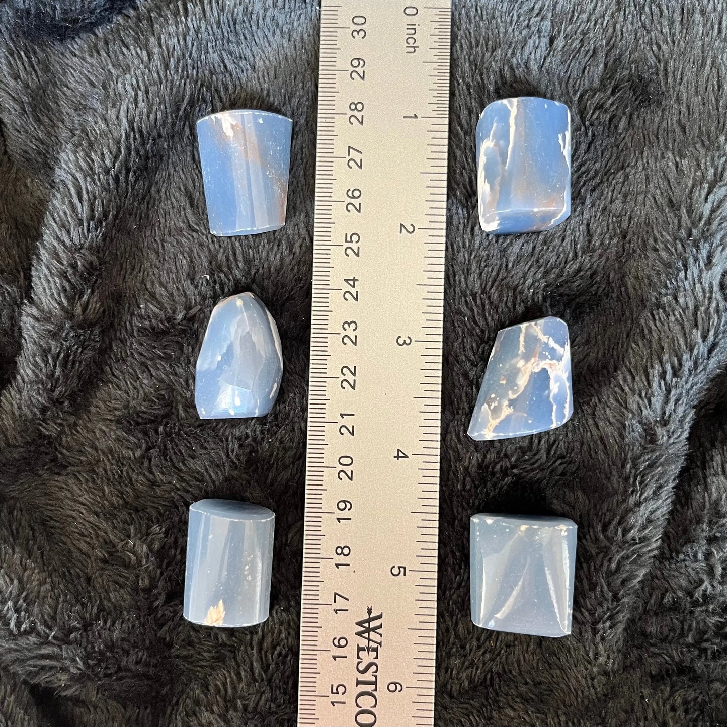Angelite Tumbled Stone (Approx. 3/4”- 1”) BIN-1276 Shop Wholesale Crystals