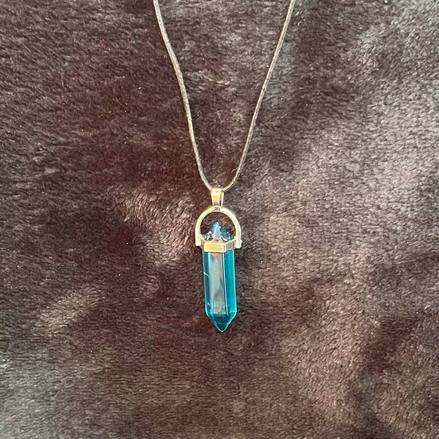 Blue Quartz Point Necklace NCK-2694 Shop Wholesale Crystals