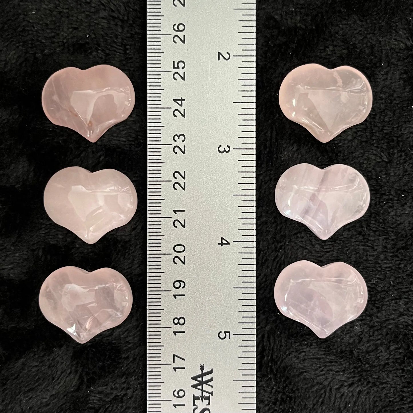 Rose Quartz Puffy Heart (Approx. 3/4”x1”) 0531-B Shop Wholesale Crystals