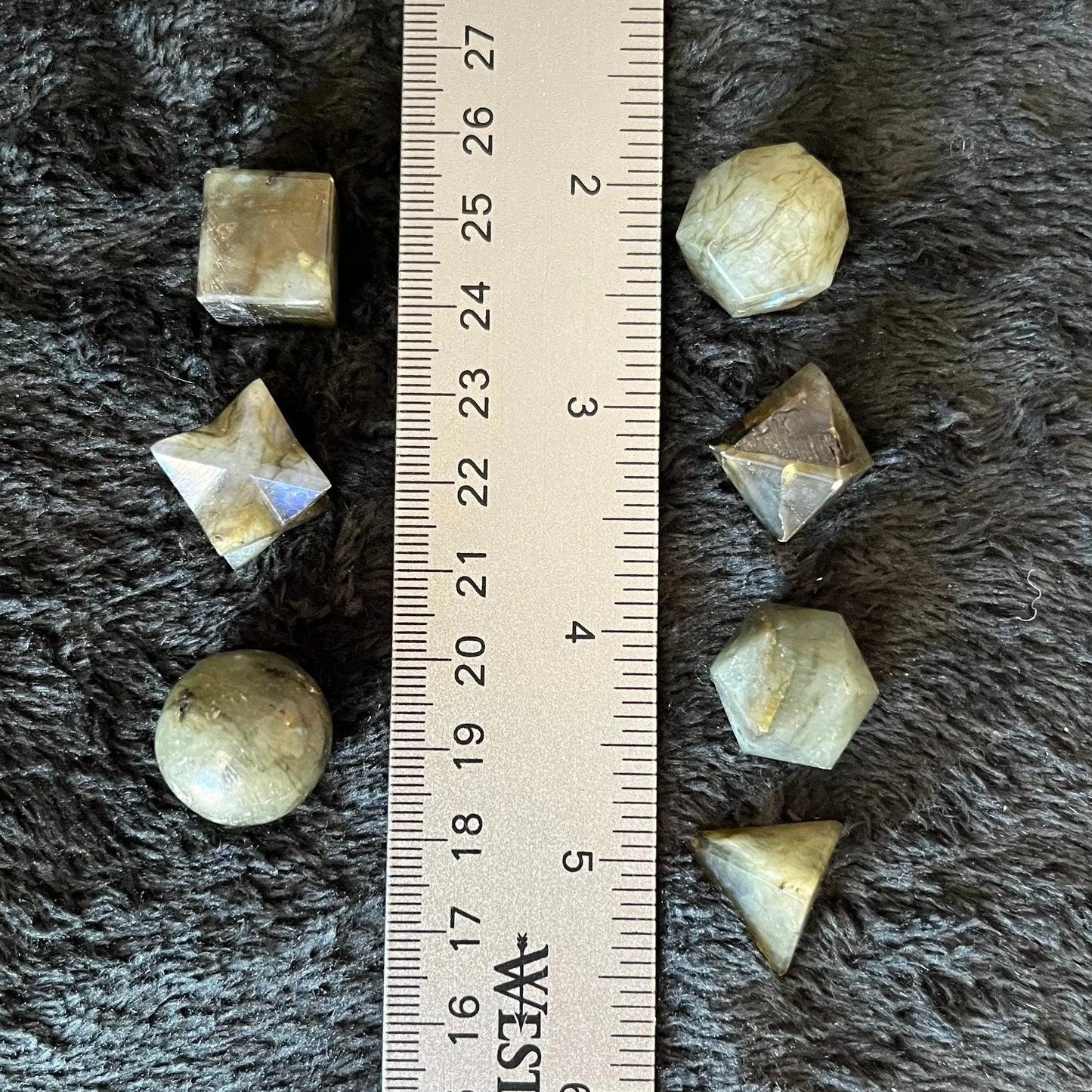 Labradorite 7-piece Sacred Geometry Kit E-0013 Shop Wholesale Crystals