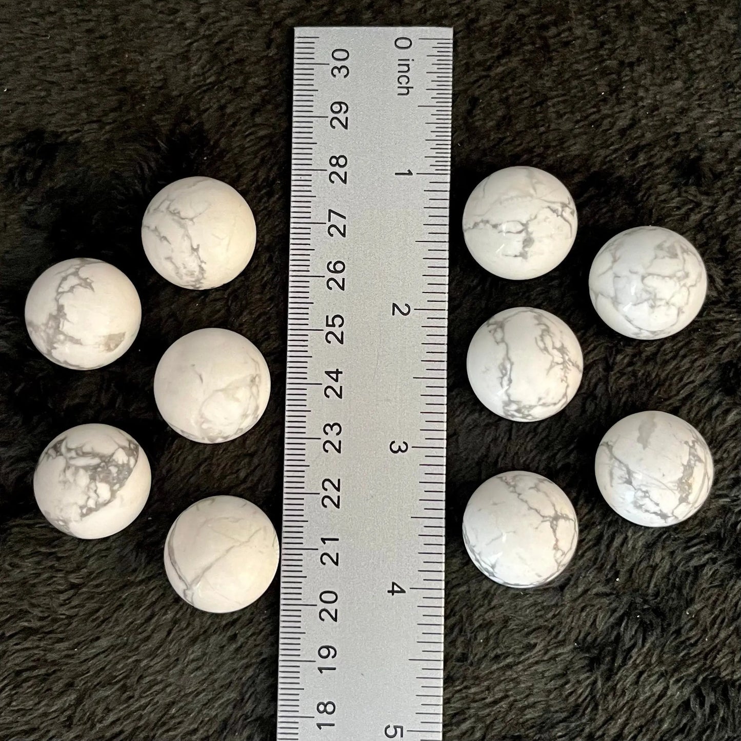 White Howlite Sphere (Approx. 3/4”) 0247 Shop Wholesale Crystals