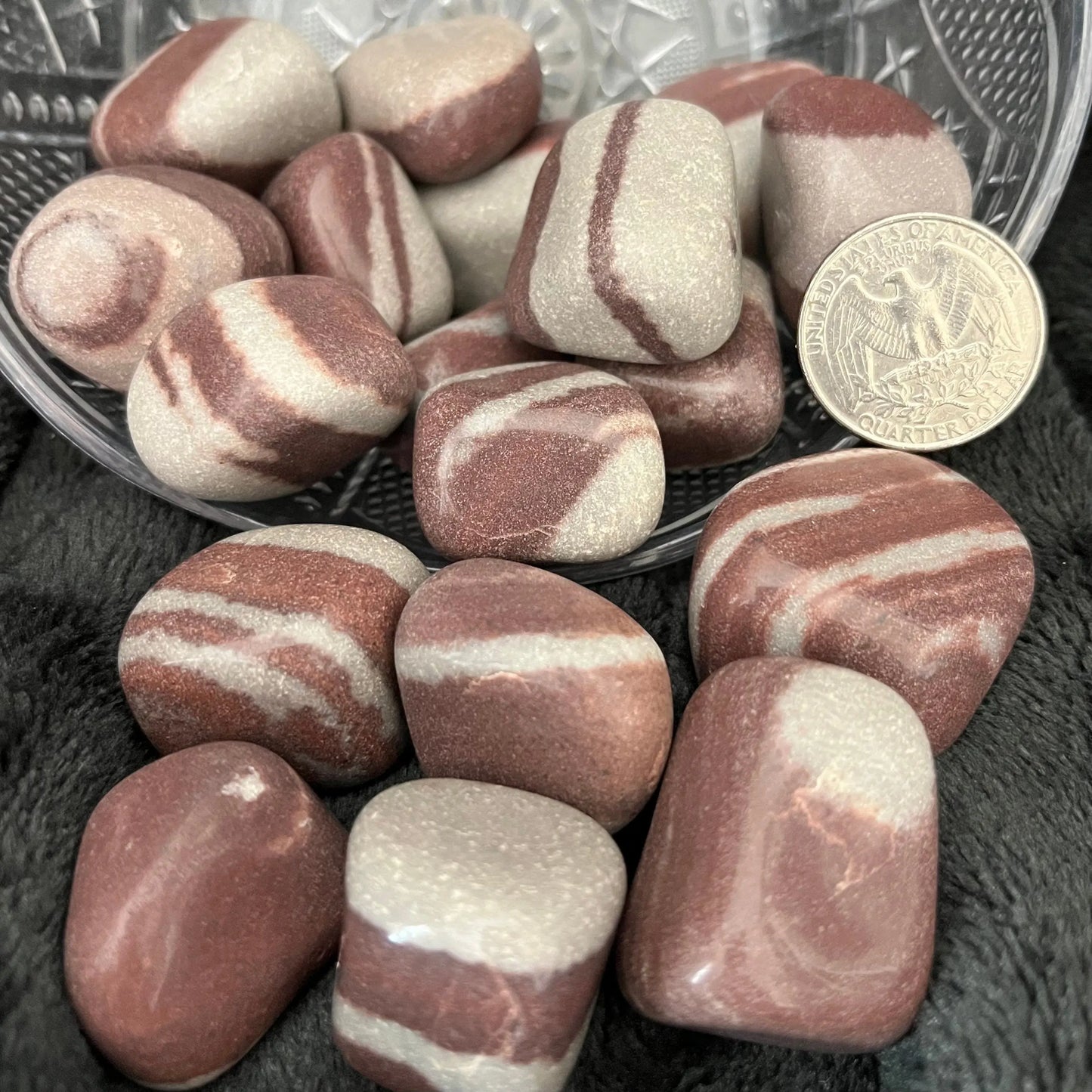 Narmada Lingham Tumbled Stone (Approx 7/8”-1 1/8”) BIN-1435 Shop Wholesale Crystals