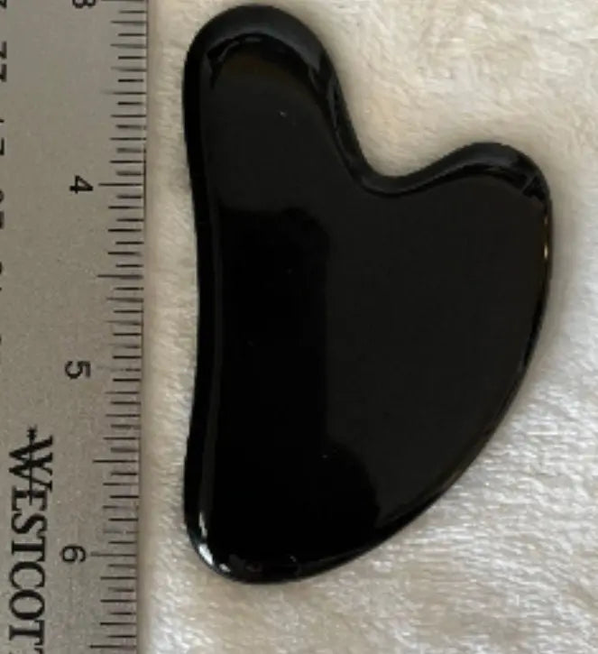Black Obsidian Self Care, Gua Sha Stone 1020 Shop Wholesale Crystals